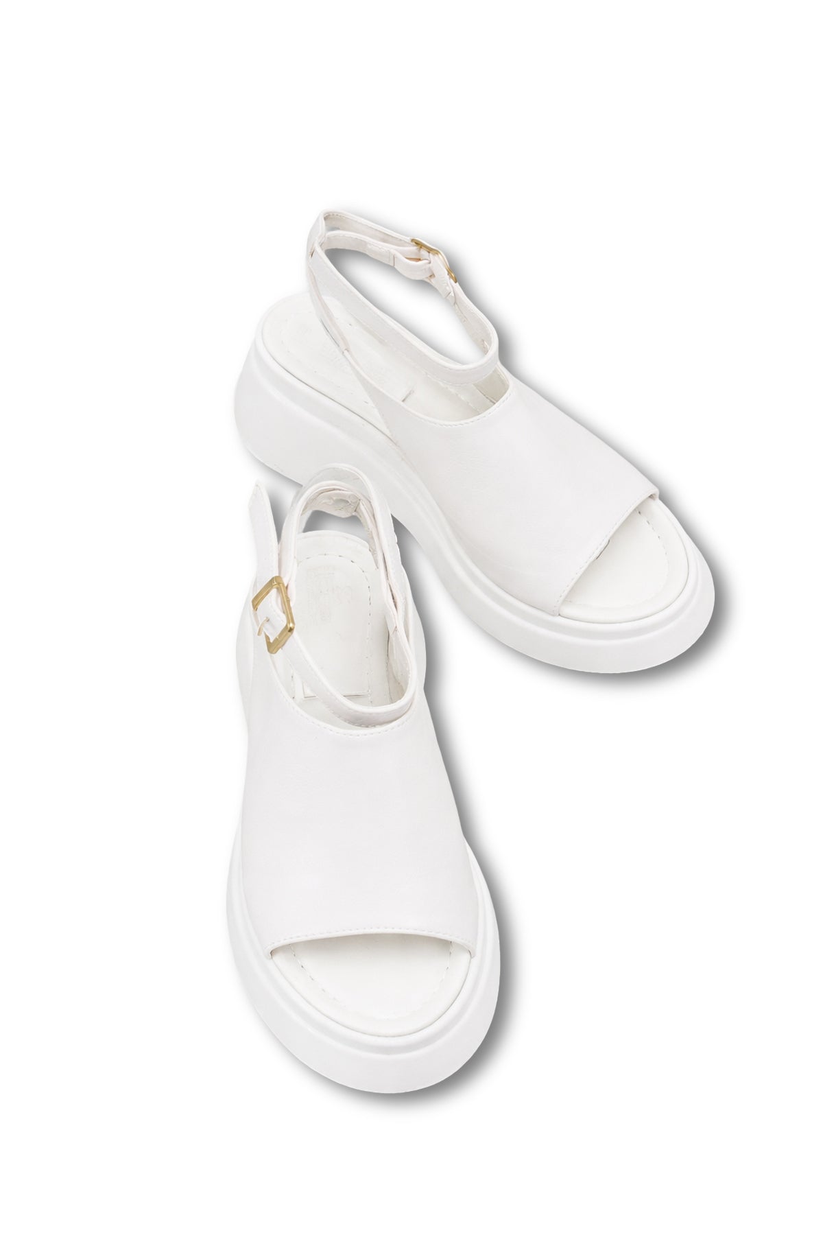 Riccon Kadın Sandalet 0012917 Beyaz