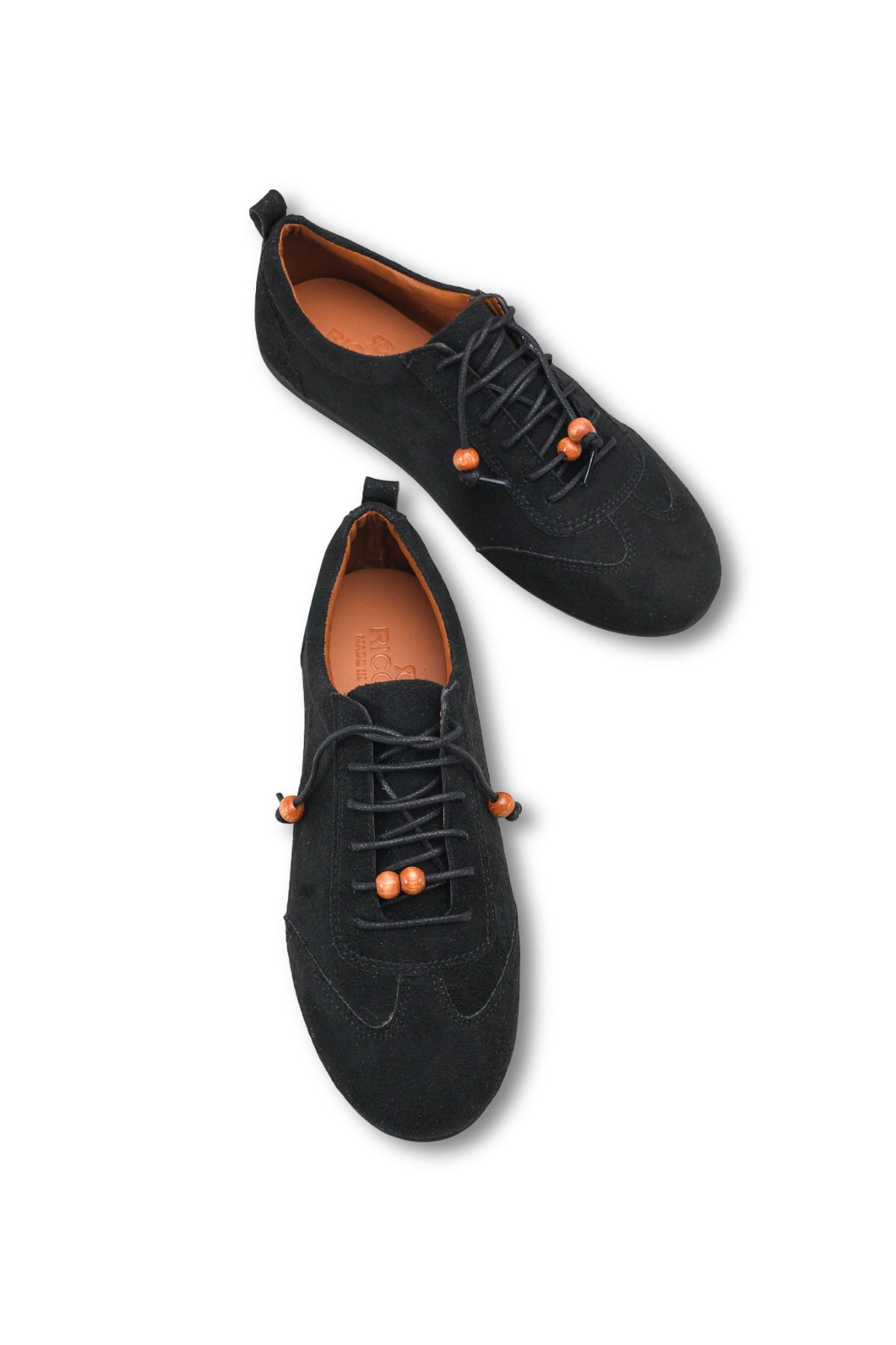 Riccon Kadın Sneaker 001262 Siyah Süet