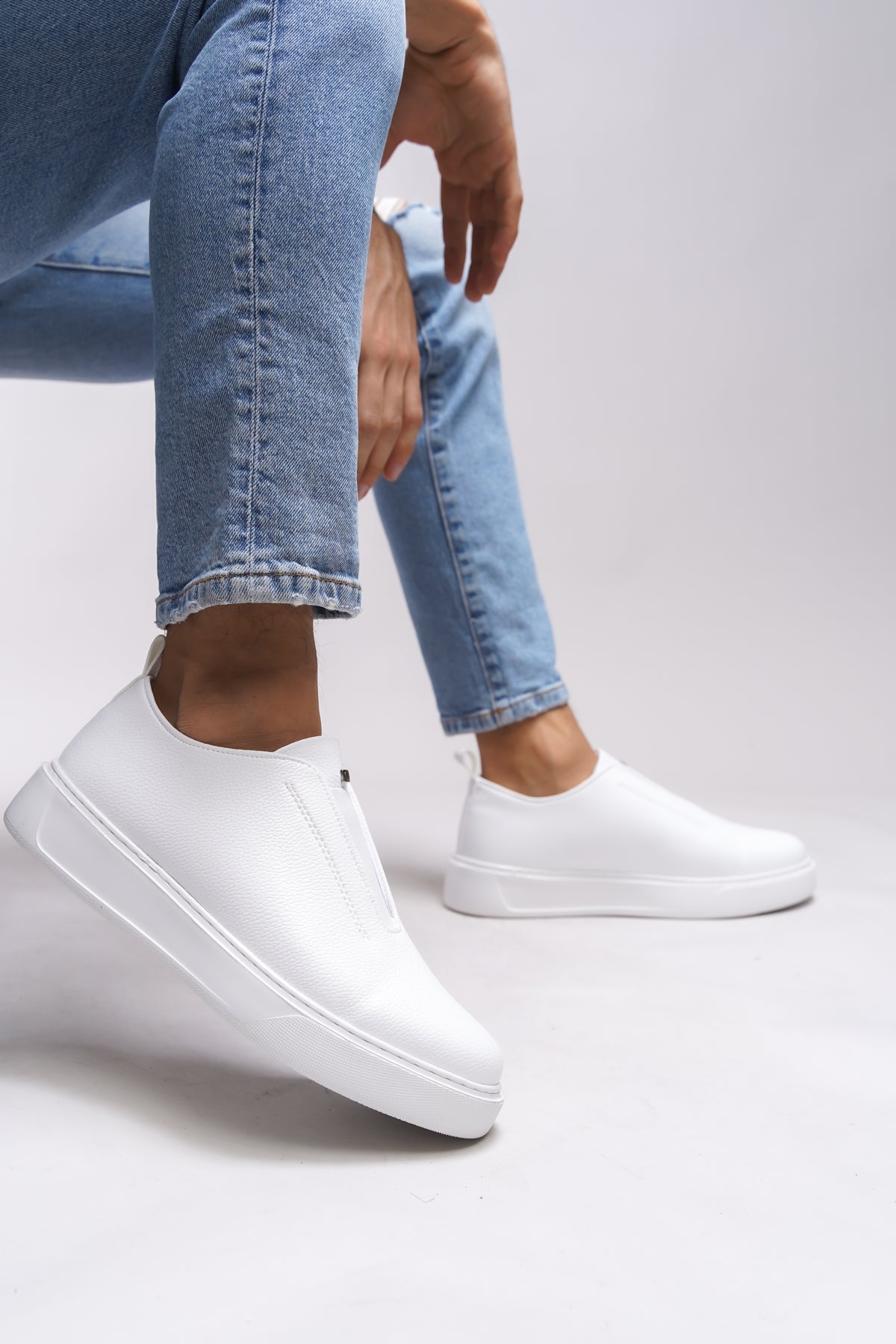 Riccon Elfaelor Erkek Sneaker 0012367 Beyaz