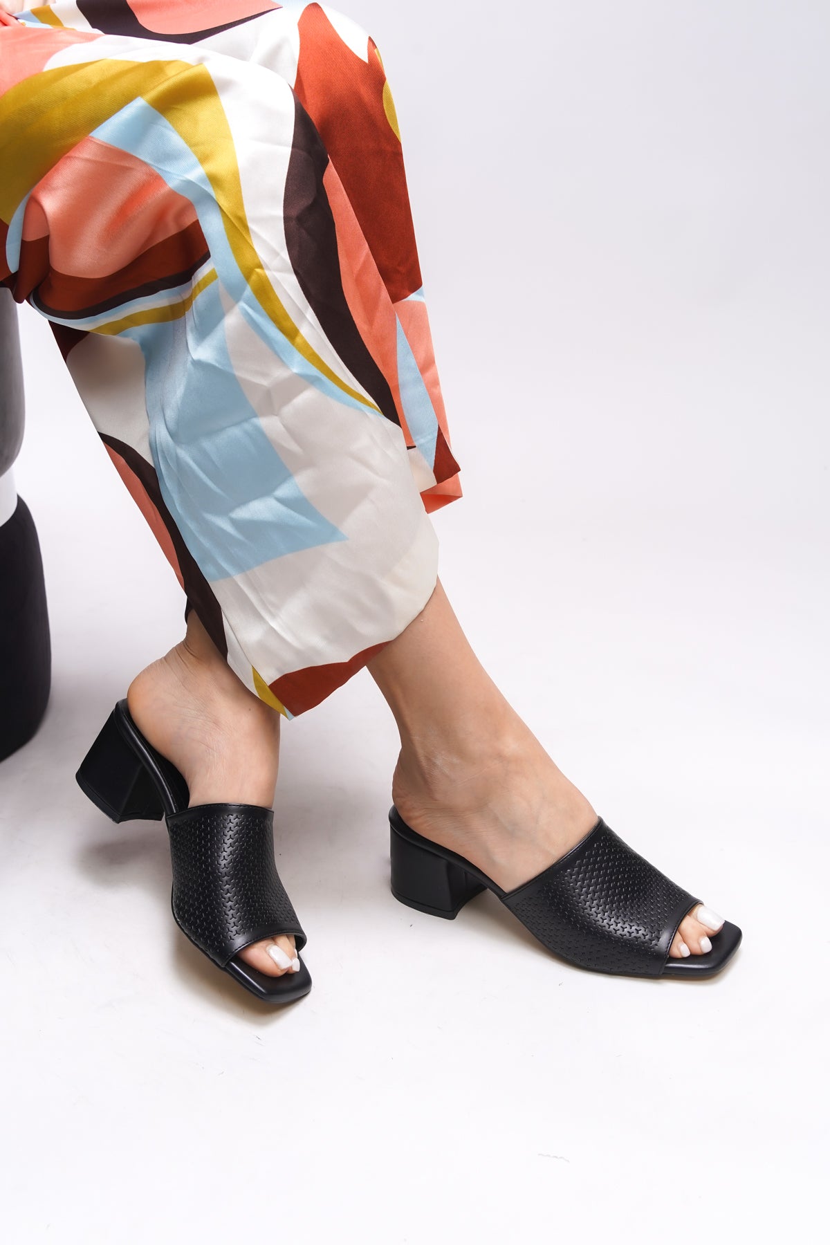 Riccon Janriara Kadın Topuklu Terlik 0012128