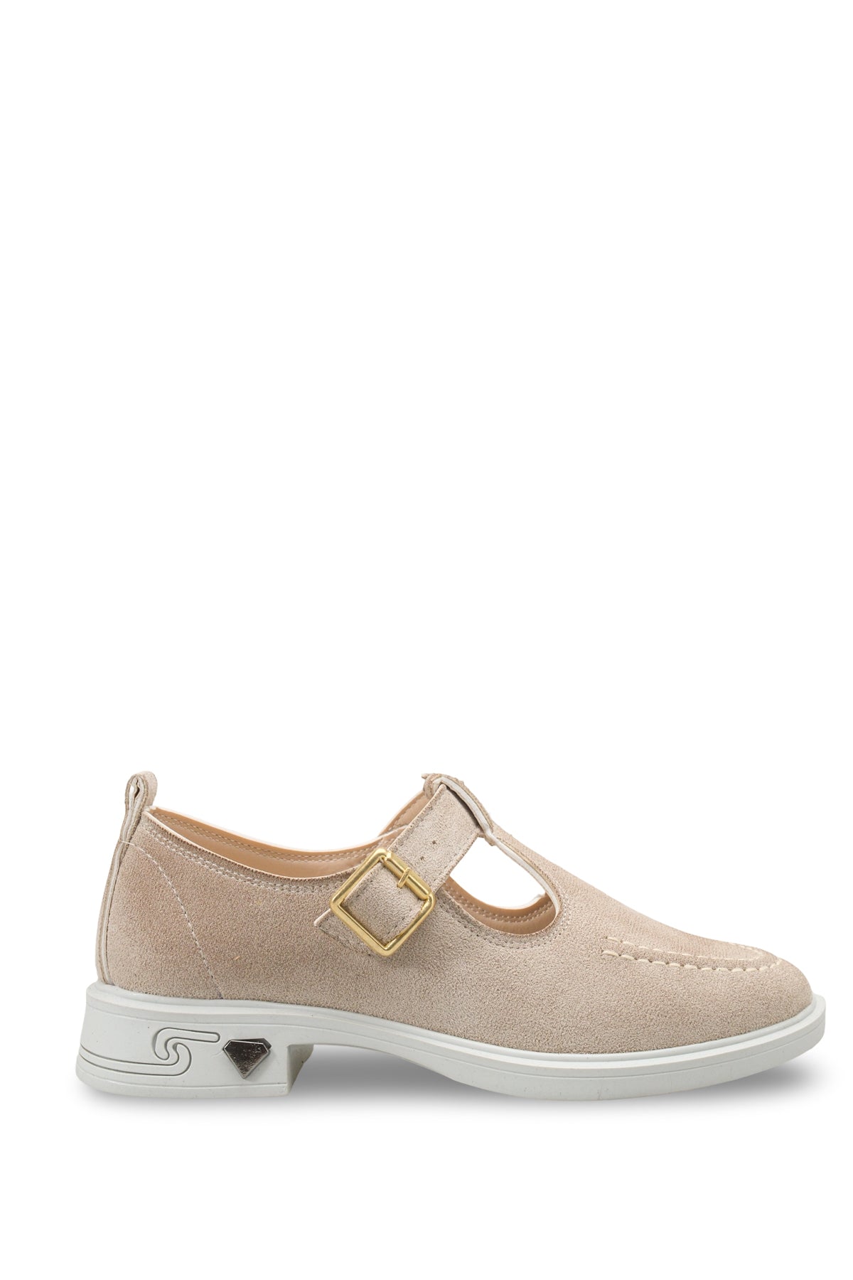 Riccon Kadın Loafer 0012350 Bej Süet