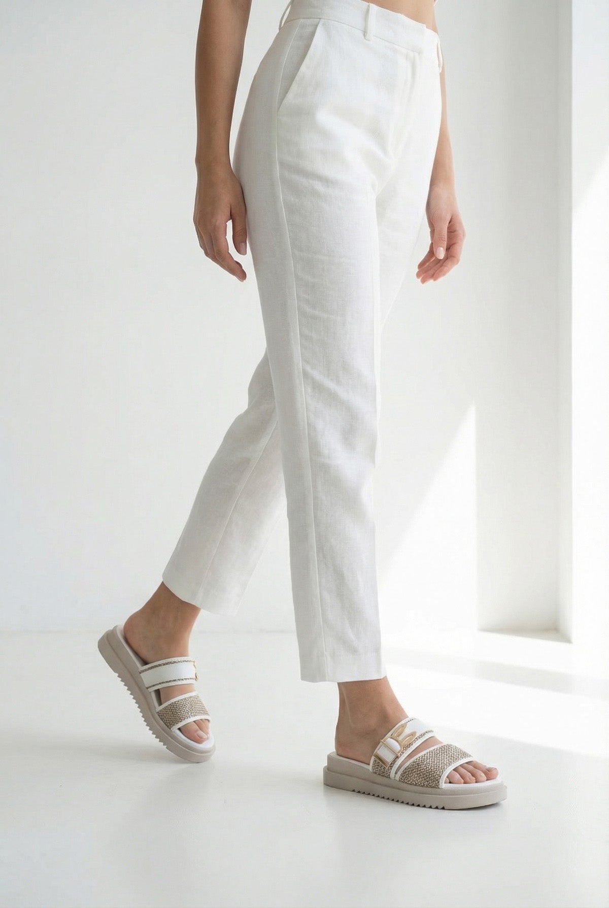 Riccon Kadın Terlik 00120427 Beyaz