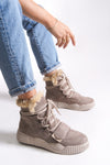 Riccon Pyriseth Kadın İçi Kürklü Sneaker Bot 0012711