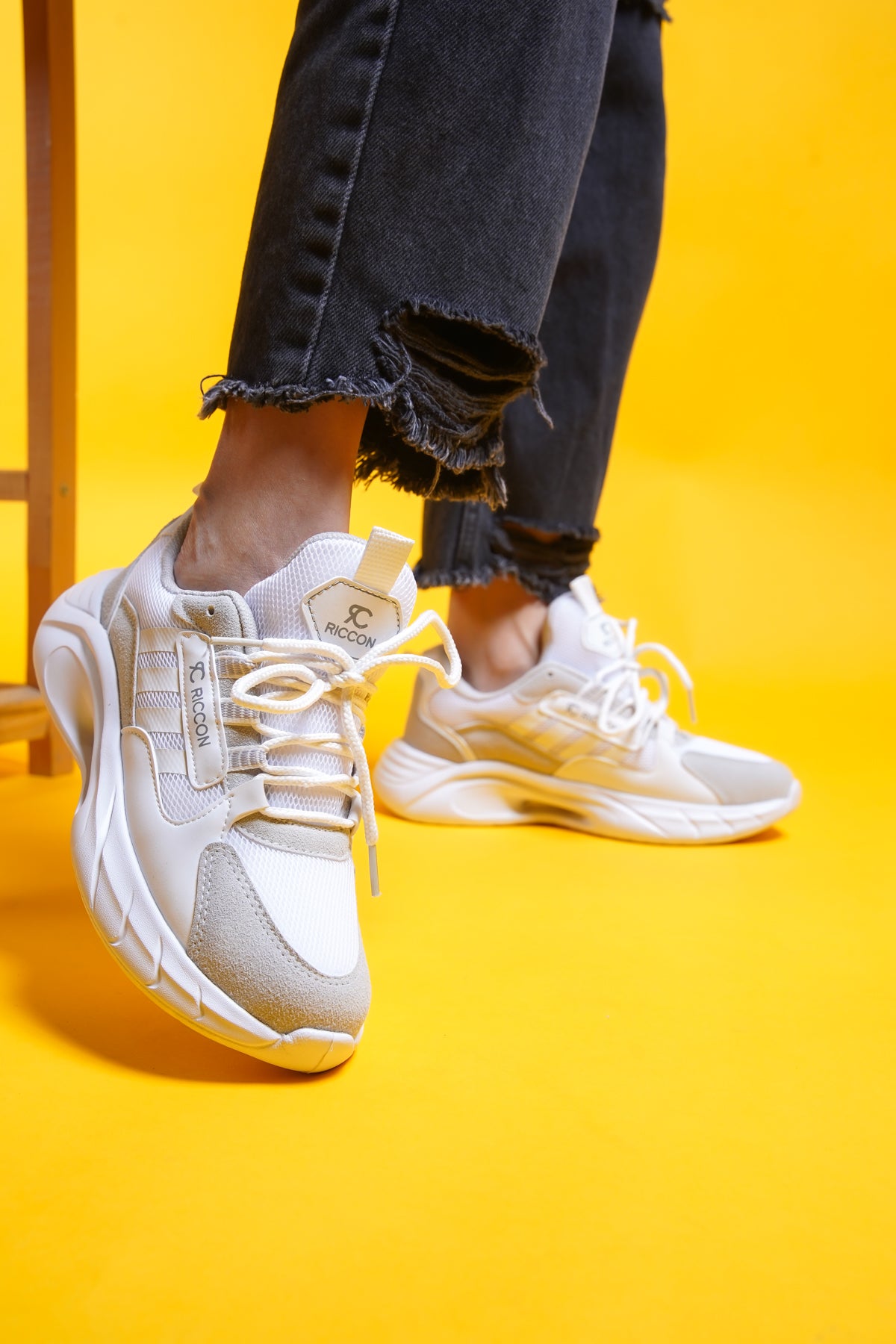 Riccon Torrine Unisex Sneaker 001293 Beyaz