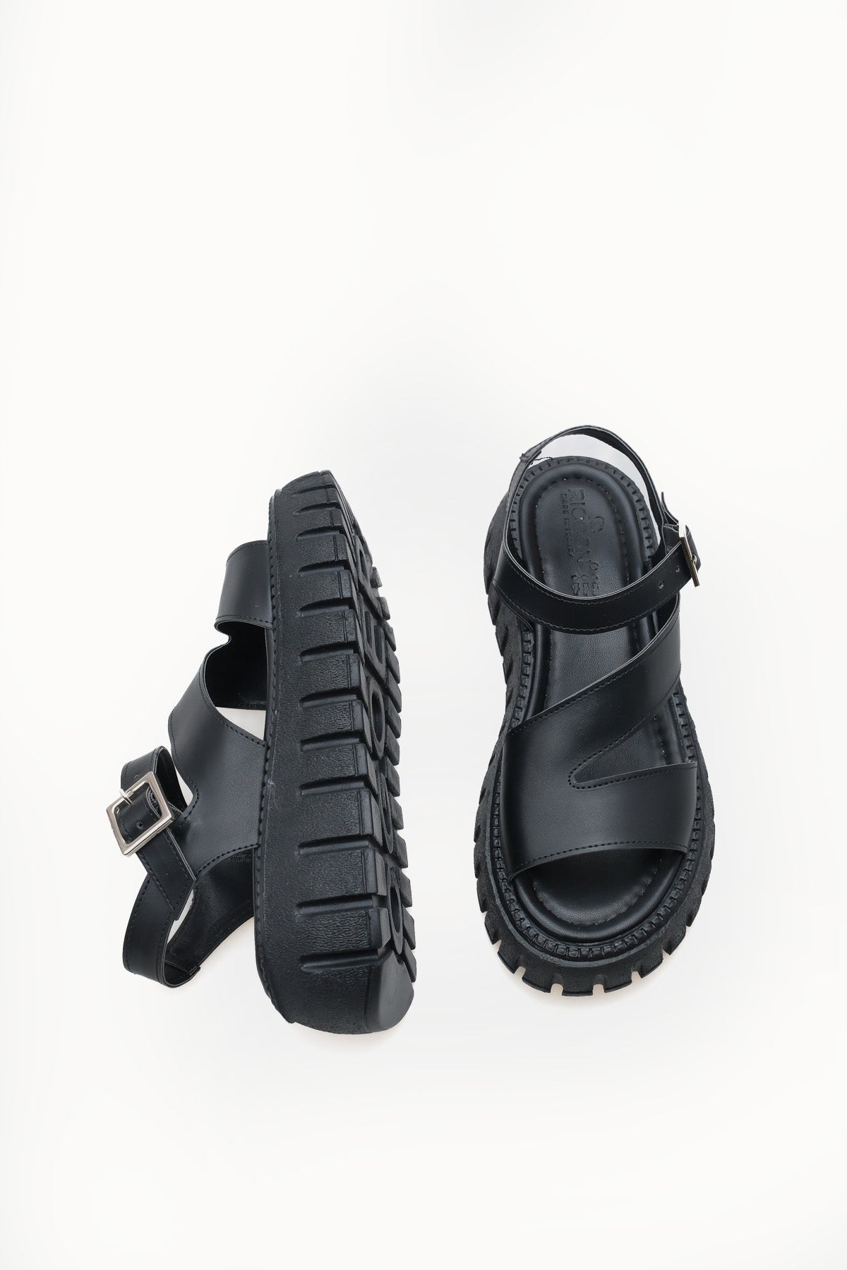 Riccon Kadın Sandalet 0012607 Siyah