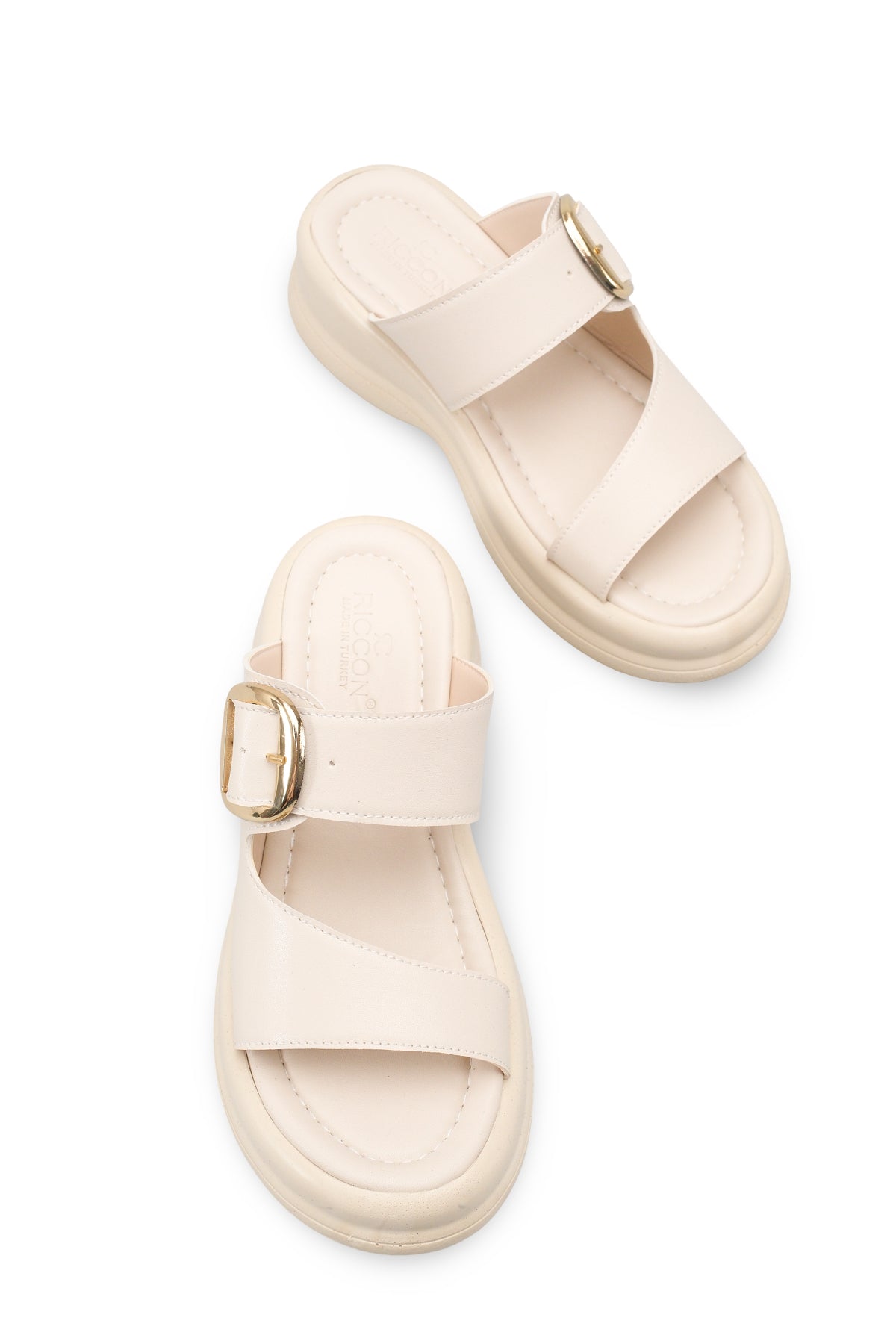 Riccon Kadın Terlik 00121022 Bej