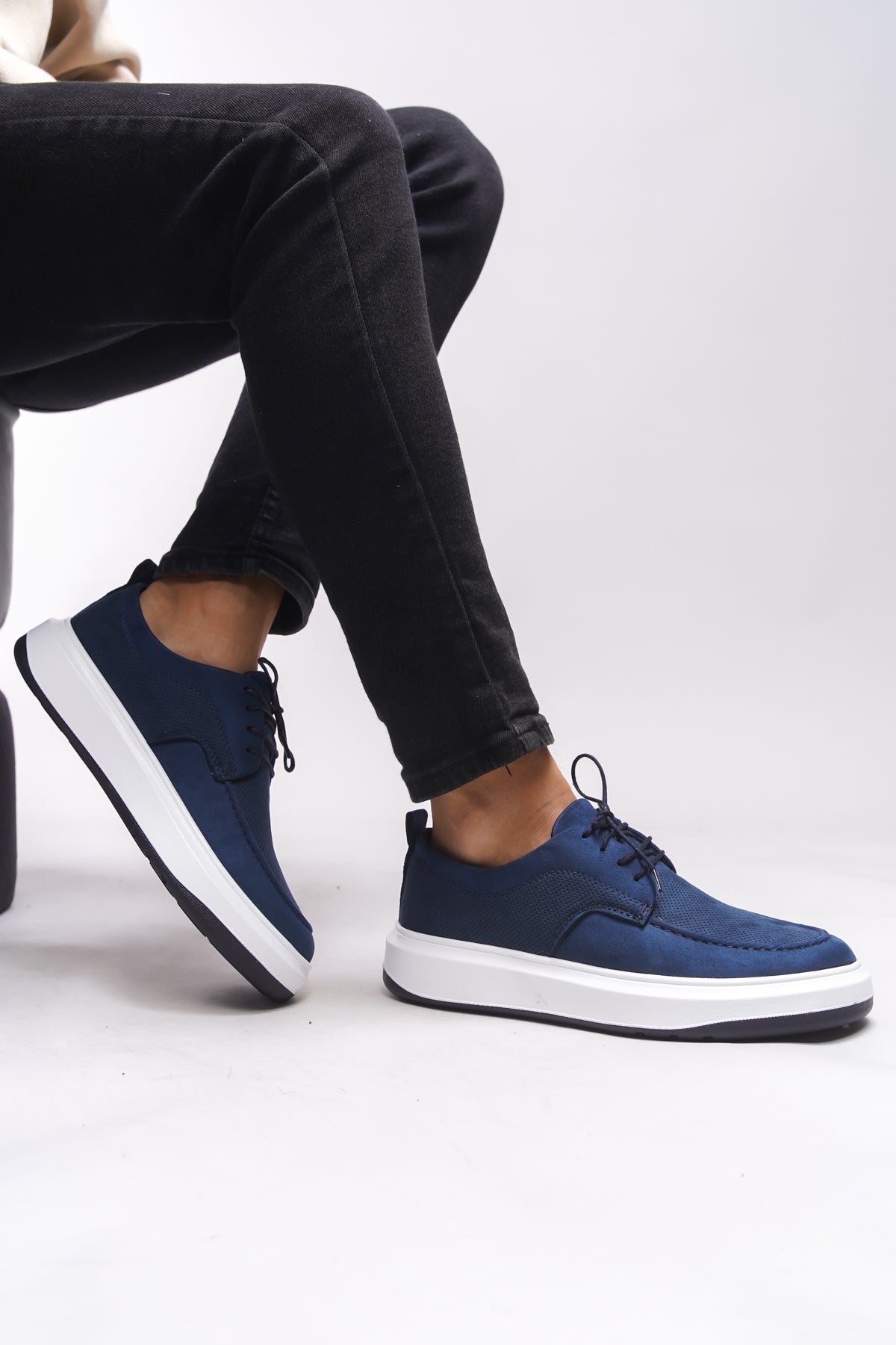 Riccon Raimfyr Erkek Sneaker 0012485 Lacivert Süet
