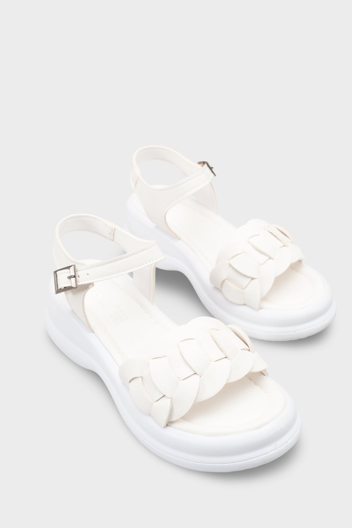 Riccon Kadın Sandalet 00121070 Beyaz