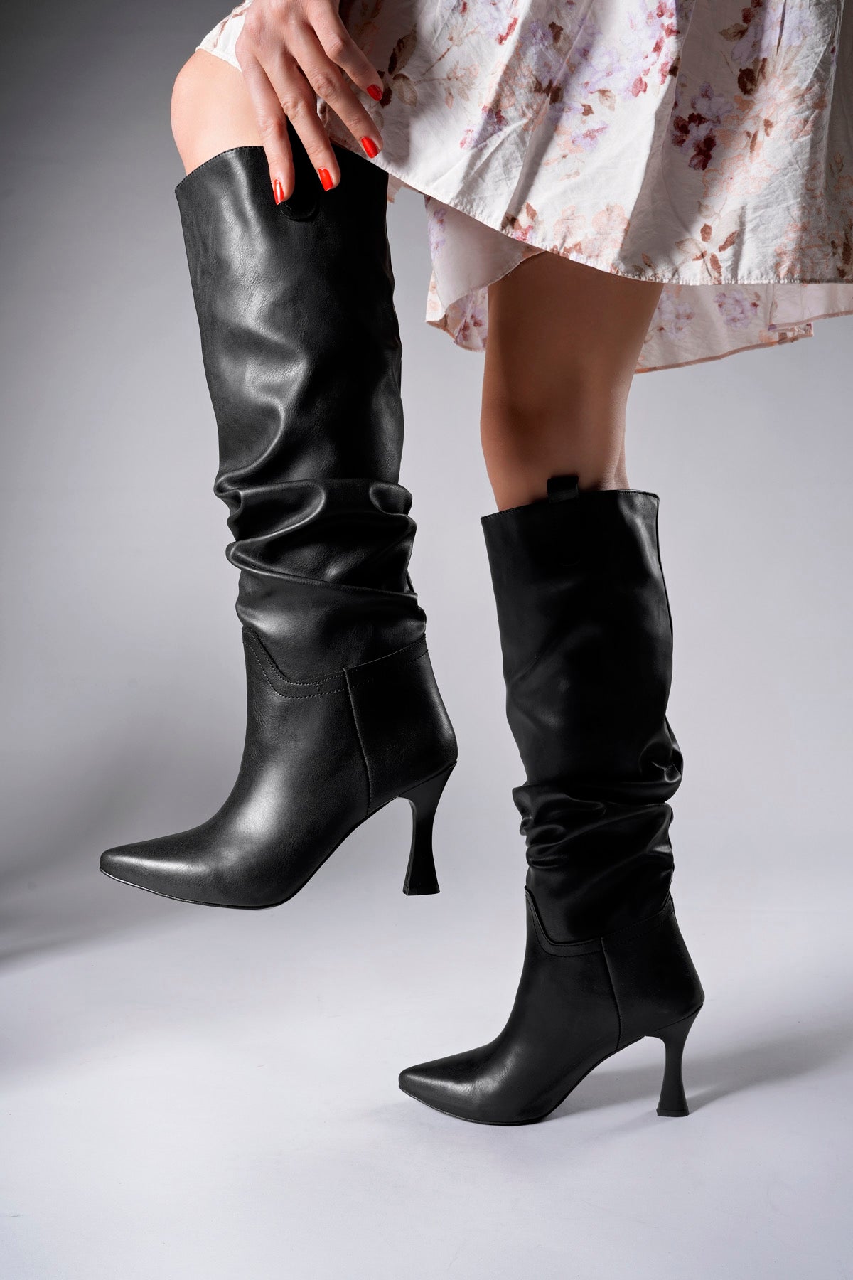 Riccon Bhelzilo Kadın Topuklu Çizme 00128511