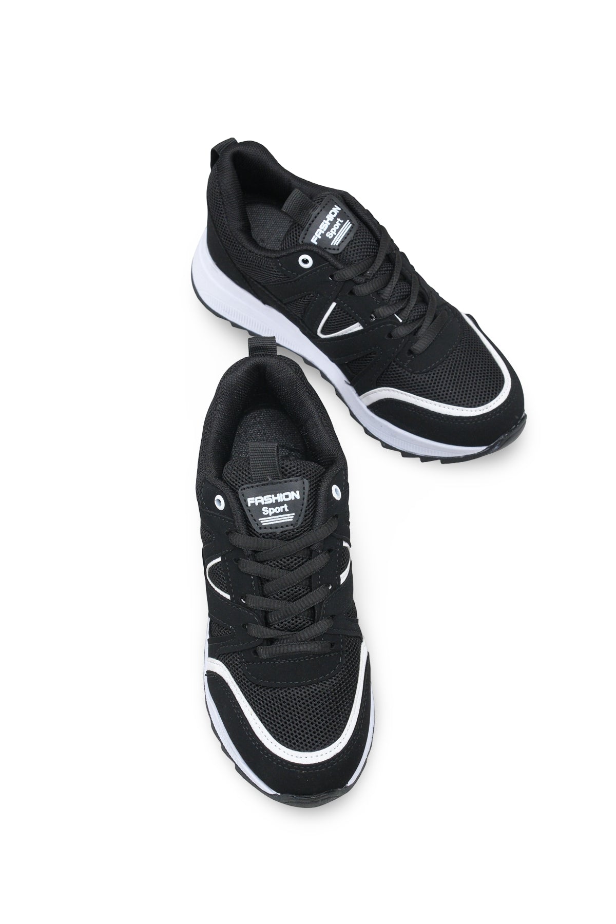 Riccon Vega Diva Kadın Sneaker 001203 Siyah Beyaz