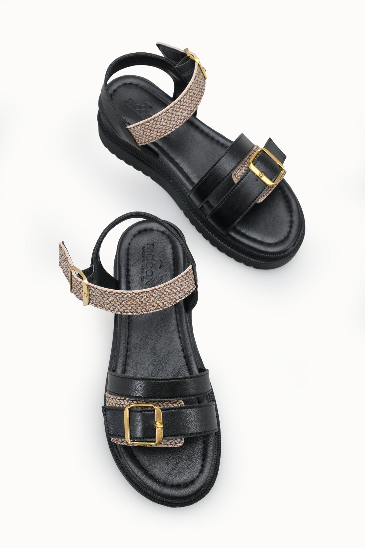 Riccon Kadın Sandalet 0012809 Siyah