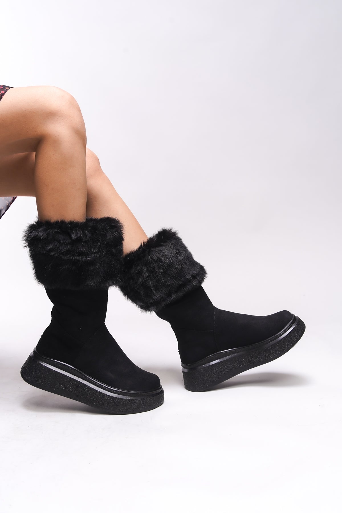 Riccon Vicriara Kadın Kürklü Bot 00121000