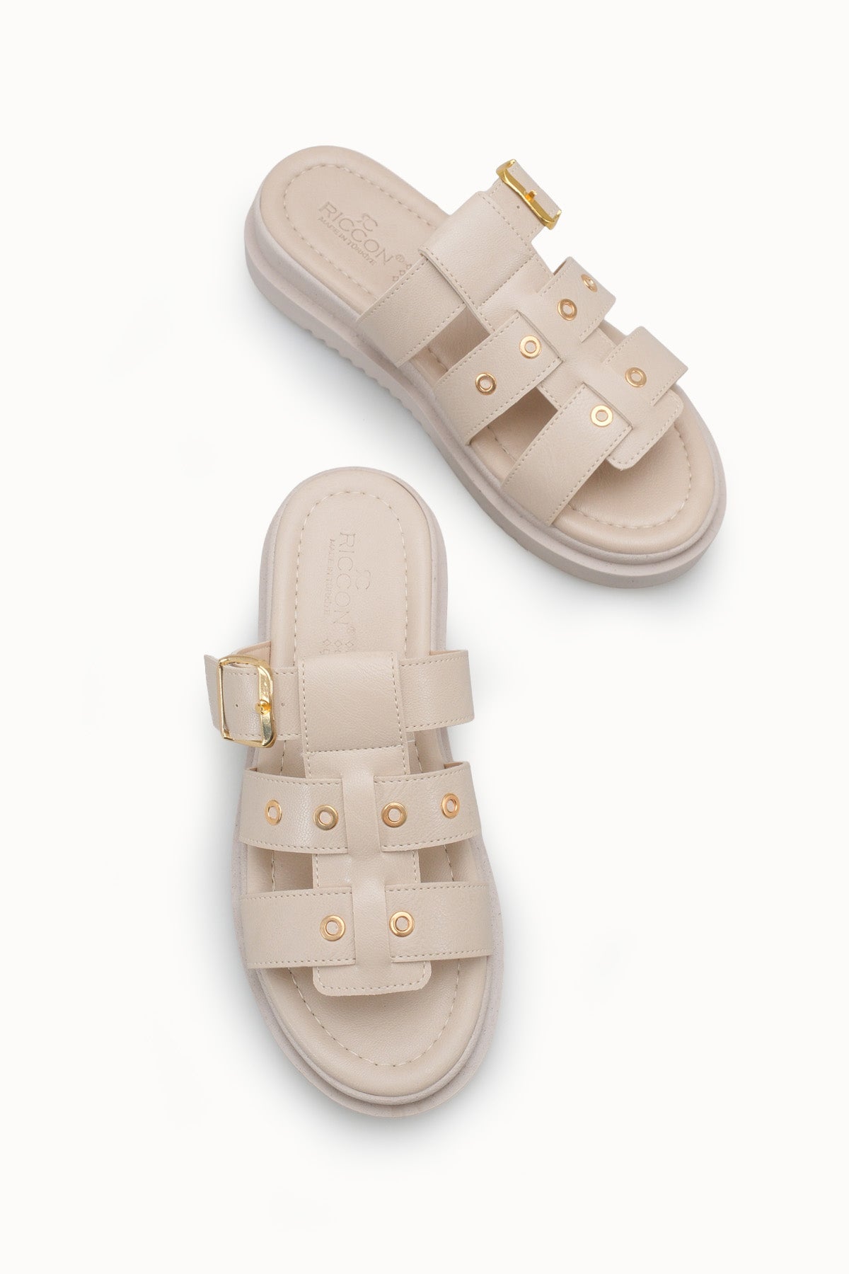 Riccon Kadın Terlik 00120411 Bej