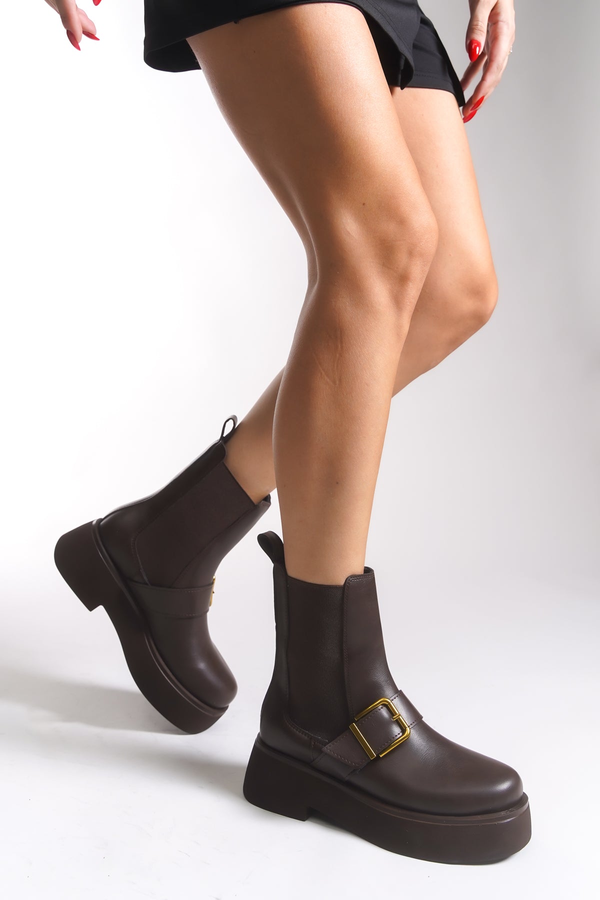 Riccon Aralenthia Kadın Bot 00123006 Kahverengi