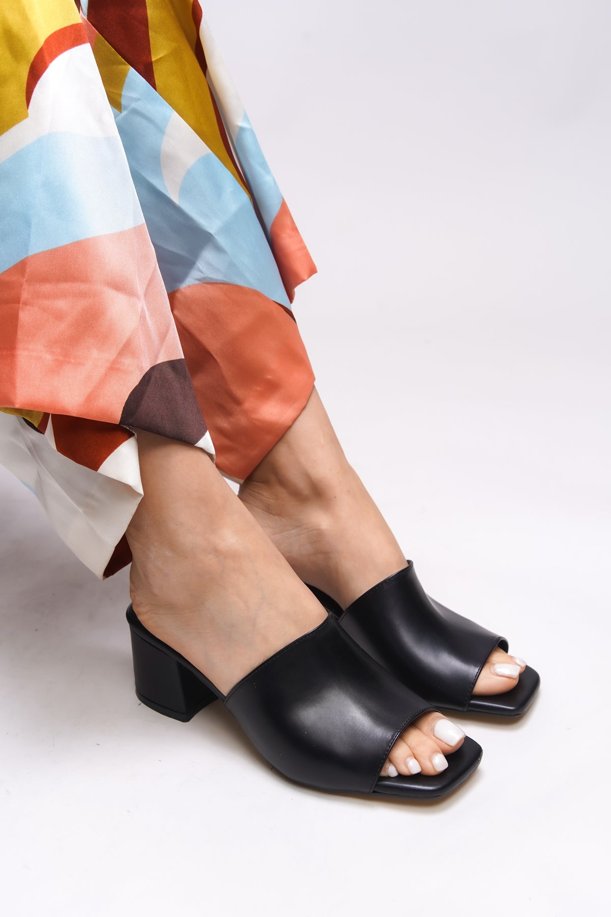 Riccon Wolrithe Kadın Topuklu Terlik 0012125