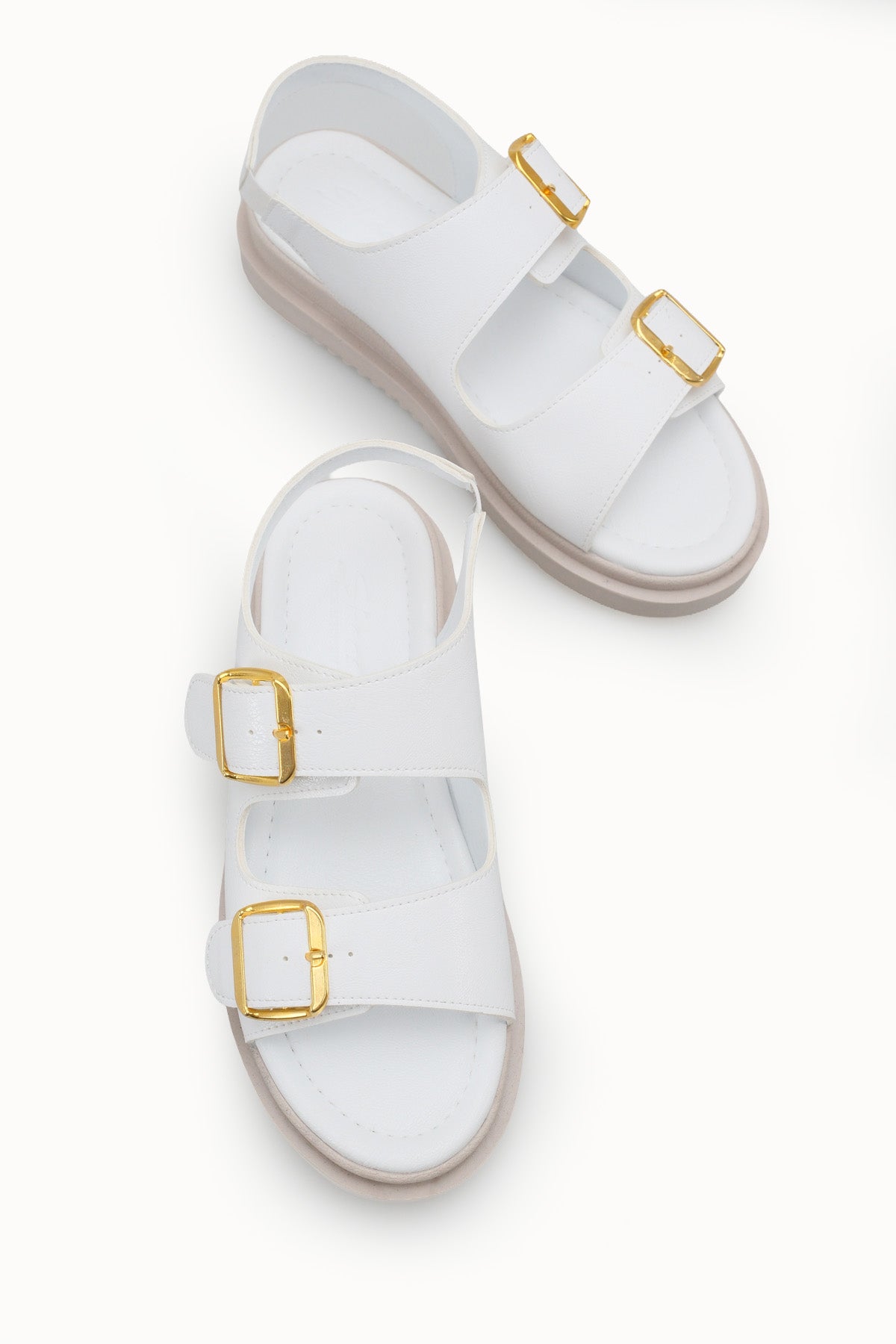 Riccon Kadın Sandalet 00120303 Beyaz