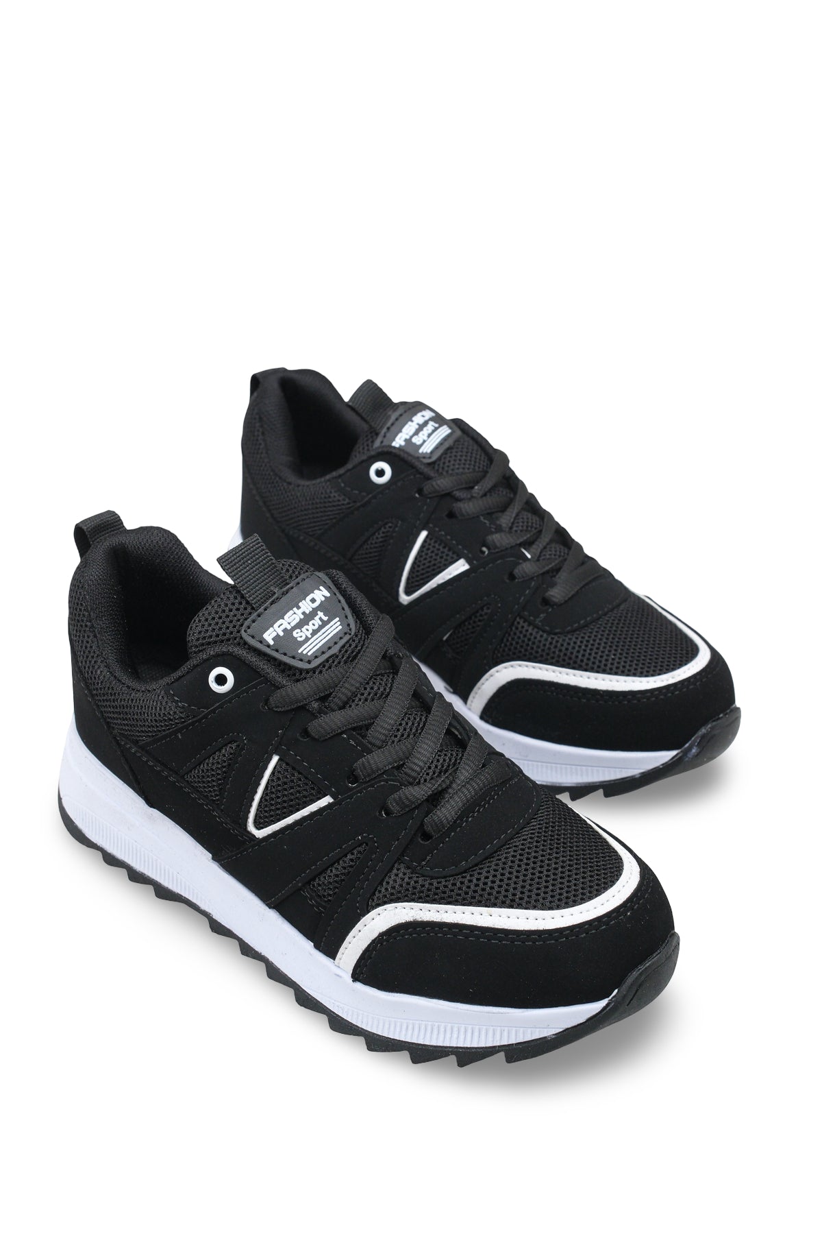 Riccon Vega Diva Kadın Sneaker 001203 Siyah Beyaz