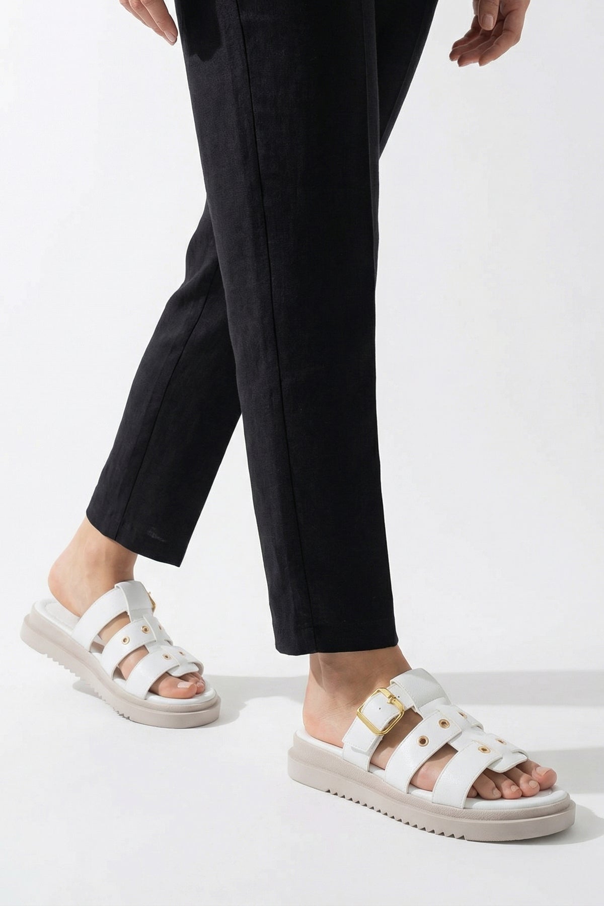 Riccon Kadın Terlik 00120411 Beyaz