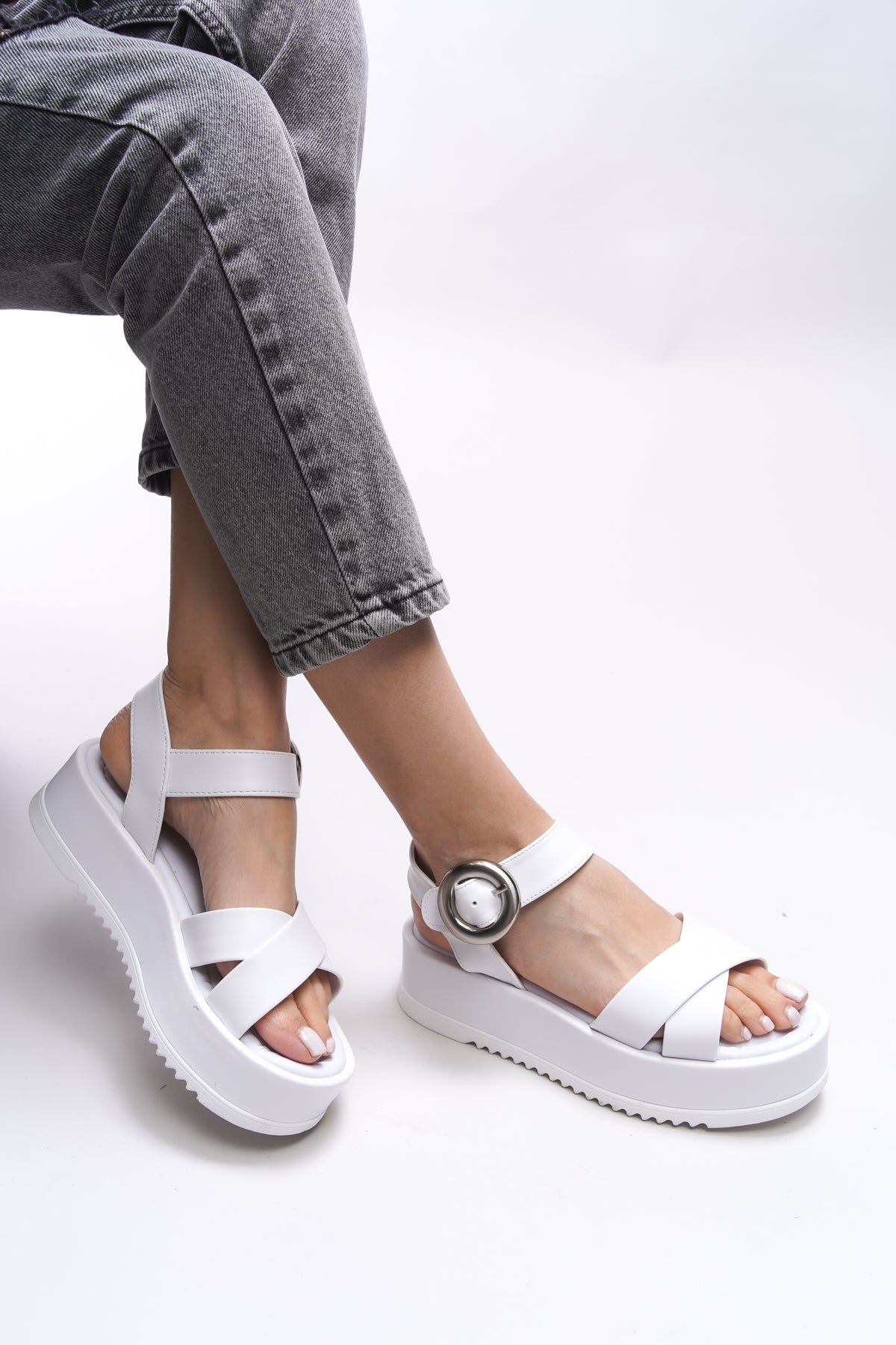 Riccon Clartrana Kadın Sandalet 001274