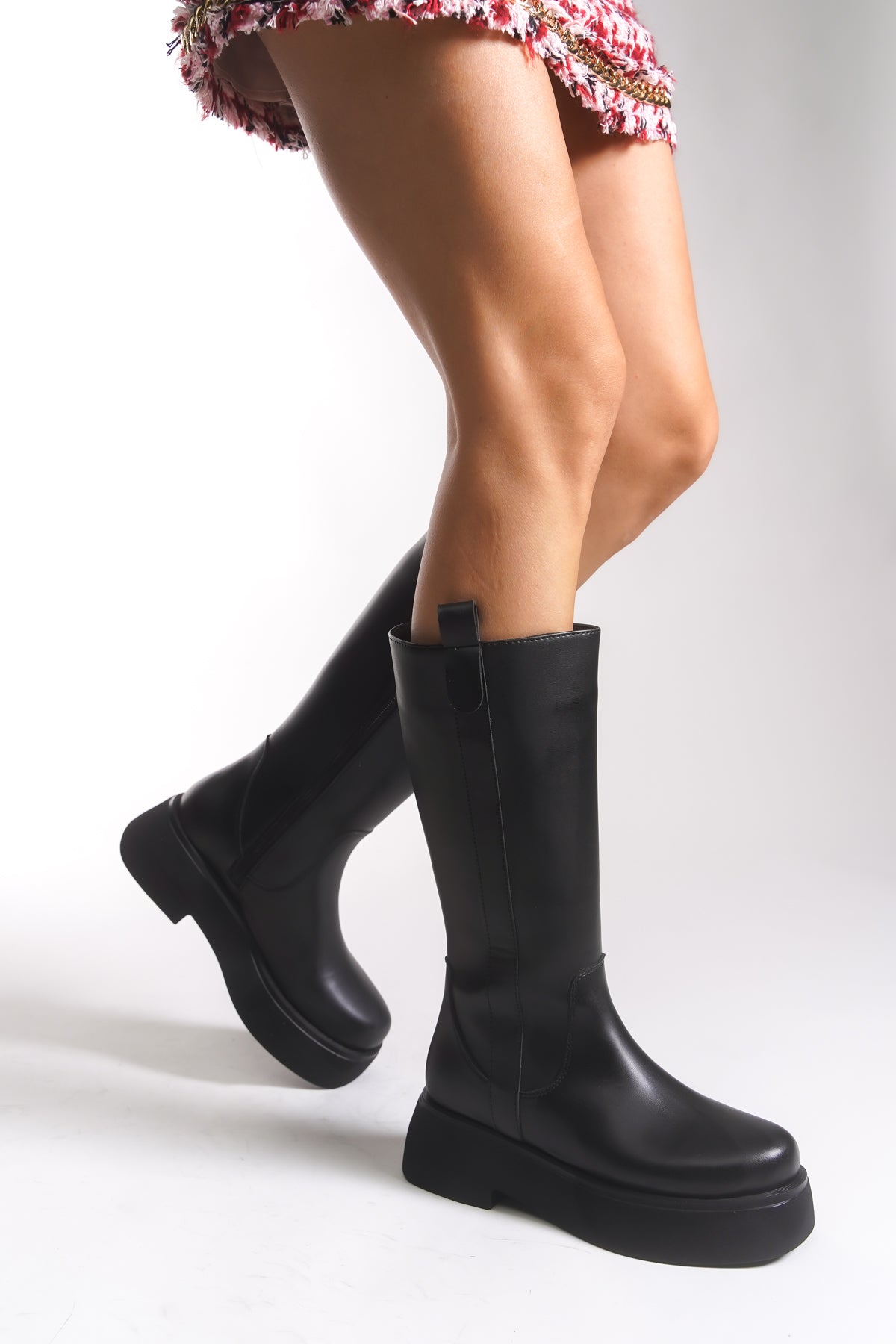 Riccon Hegethyl Kadın Çizme 00123004 Siyah Cilt