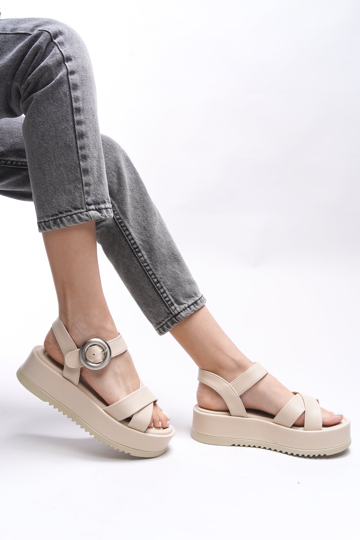 Riccon Clartrana Kadın Sandalet 001274