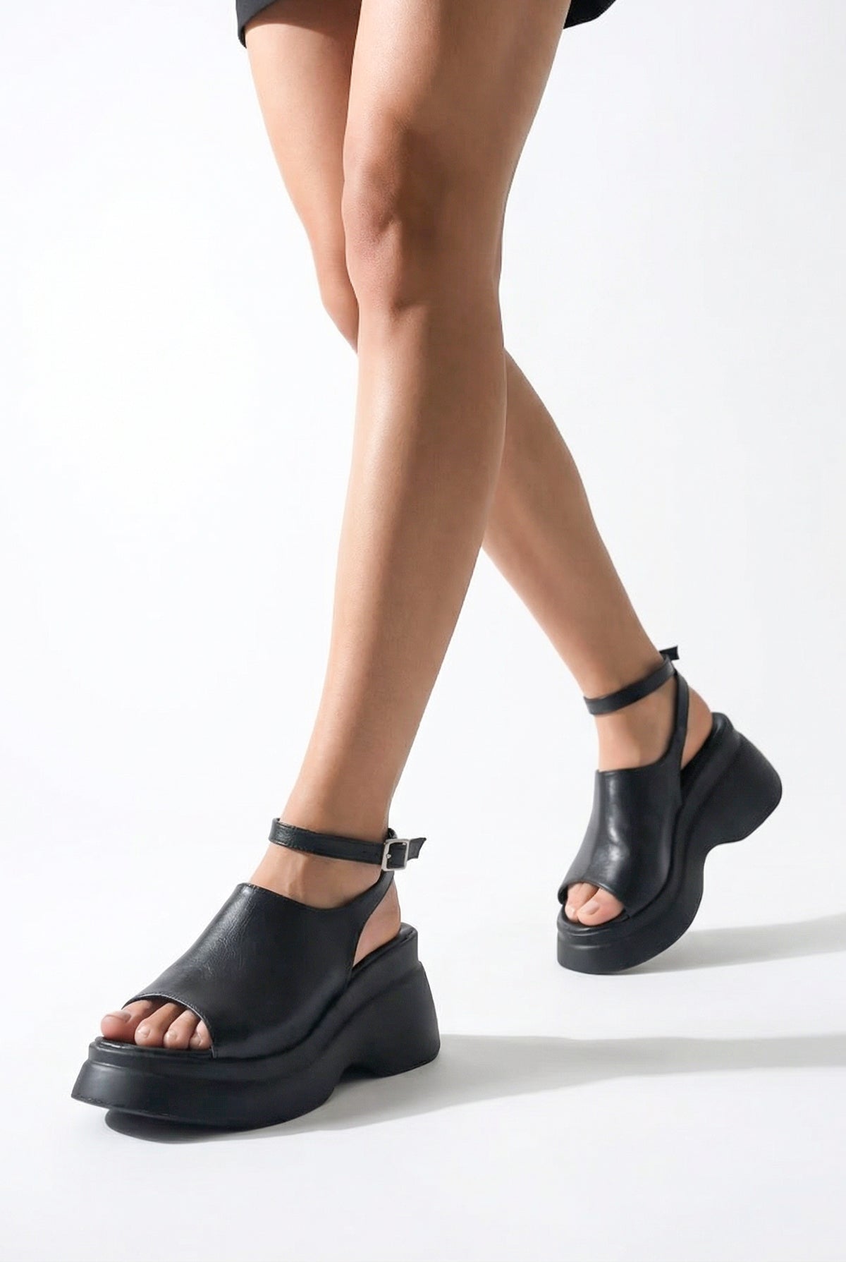 Riccon Kadın Sandalet 0012917 Siyah