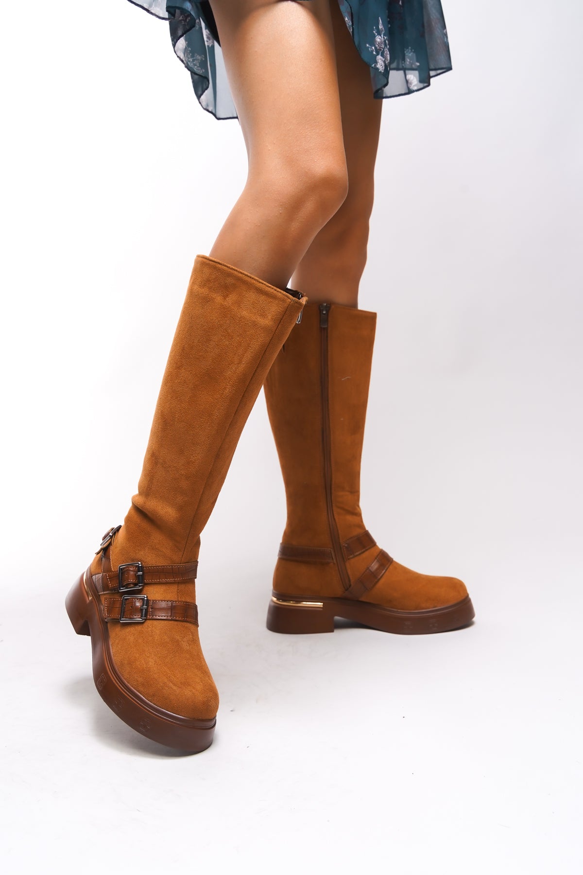 Riccon Kerrurth Kadın Toka Detaylı Çizme 00123310