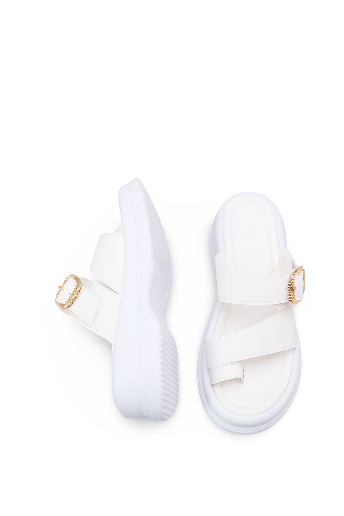 Riccon Kadın Parmak Arası Terlik 00121024 Beyaz