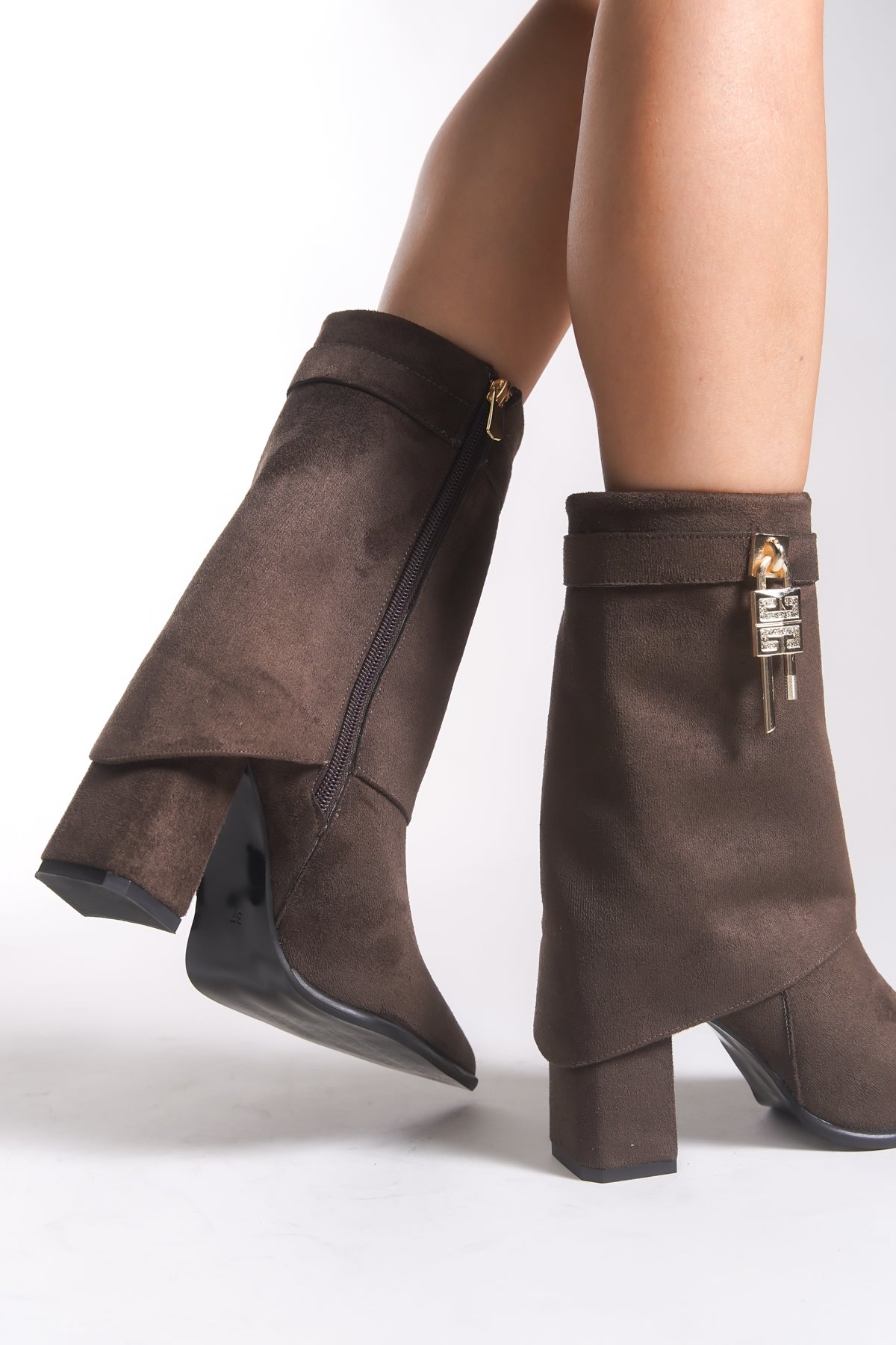 Riccon Kadın Sivri Burun Kısa Çizme 0012068