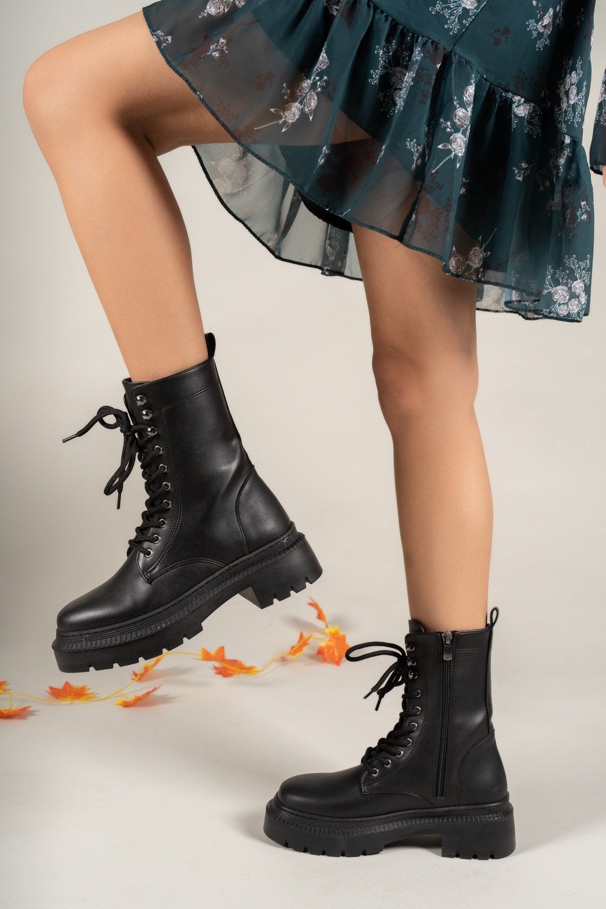 Riccon Kadın Fermuarlı Bot 0012299