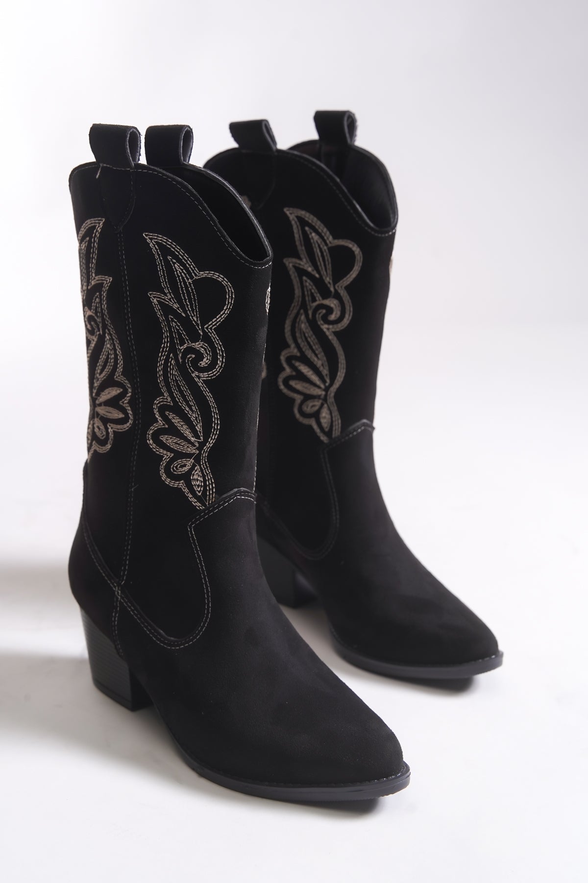 Riccon Qiraveth Kadın Western Kısa Çizme 001250061