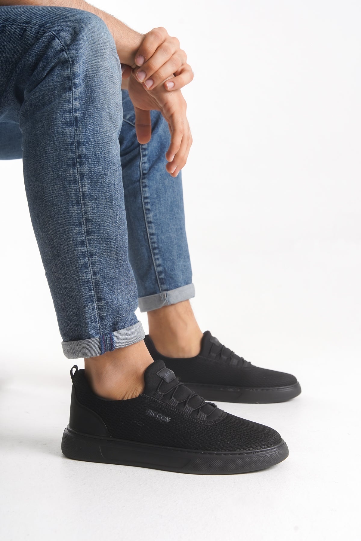 Riccon Wymdeyr Erkek Sneaker 0012217 Siyah Siyah