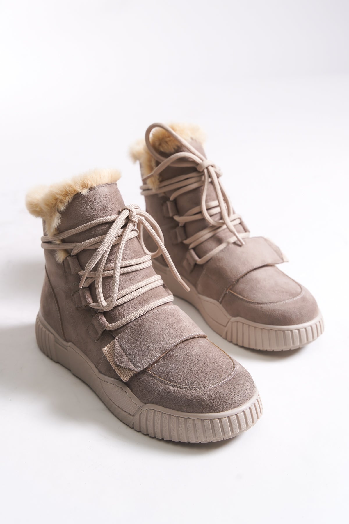 Riccon Pyriseth Kadın İçi Kürklü Sneaker Bot 0012711
