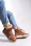 Riccon Pyriseth Kadın İçi Kürklü Sneaker Bot 0012711
