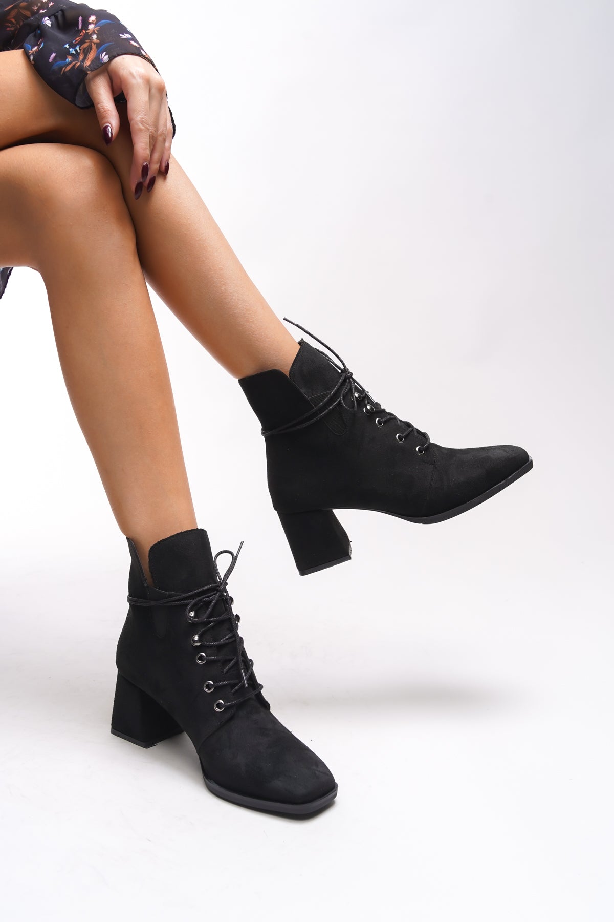 Riccon Vyllaurel Kadın Topuklu Bot 00123545