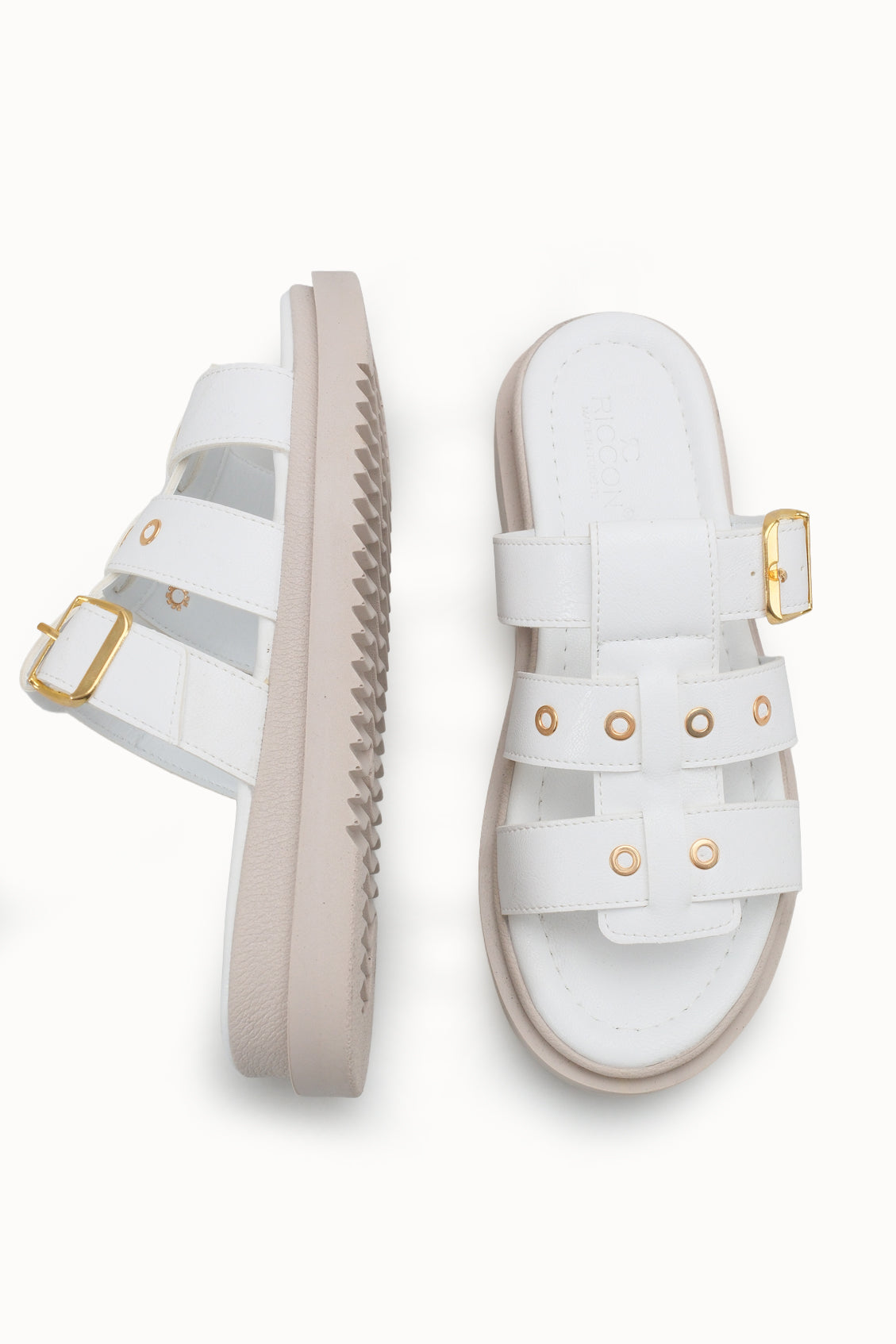 Riccon Kadın Terlik 00120411 Beyaz