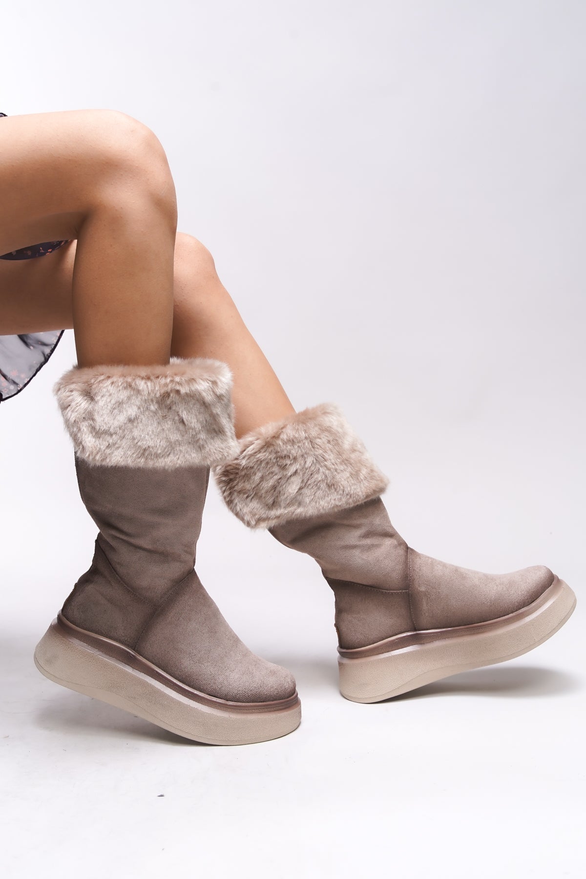 Riccon Vicriara Kadın Kürklü Bot 00121000