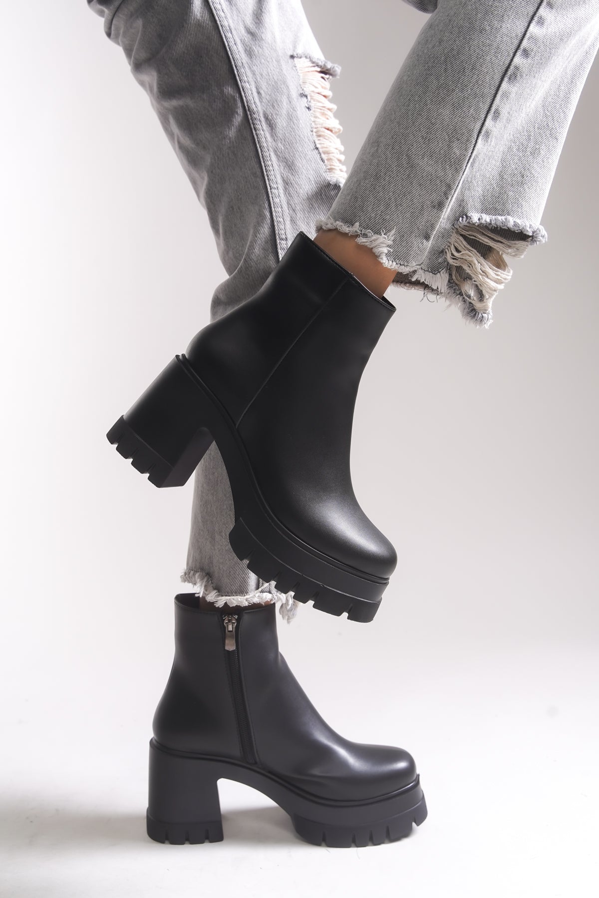 Riccon Eshathbel Kadın Topuklu Bot 0012510