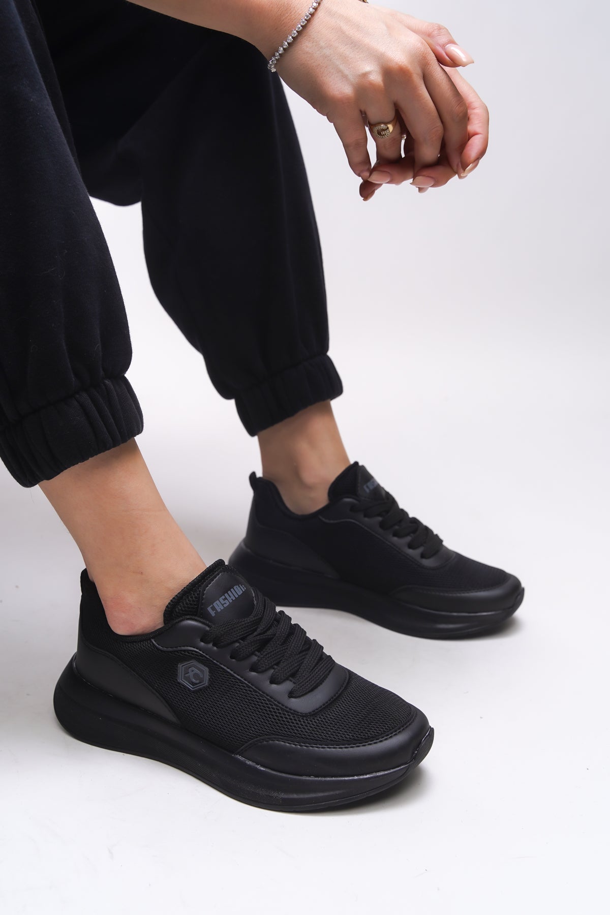 Riccon Wydeyr Kadın Sneaker 001215 Siyah Siyah