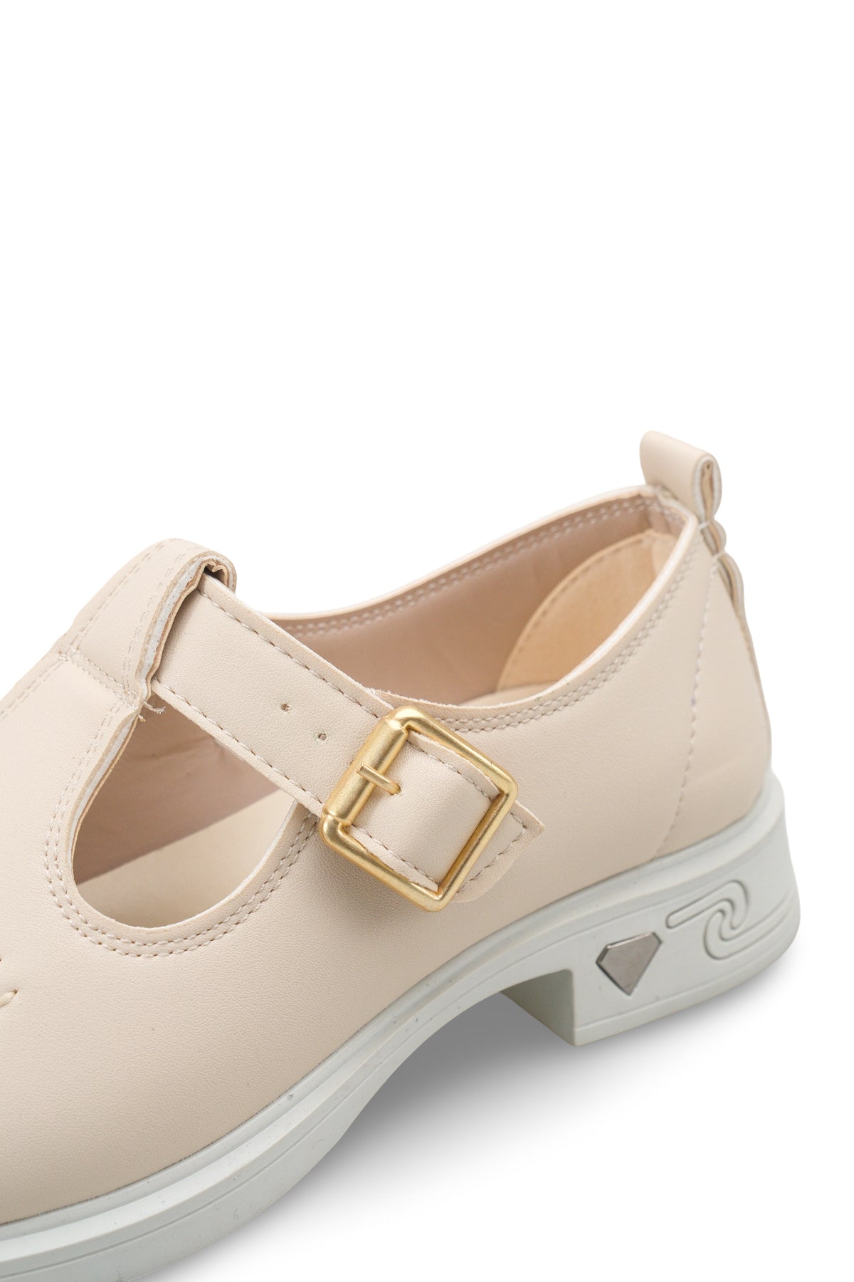 Riccon Kadın Loafer 0012350 Bej Cilt