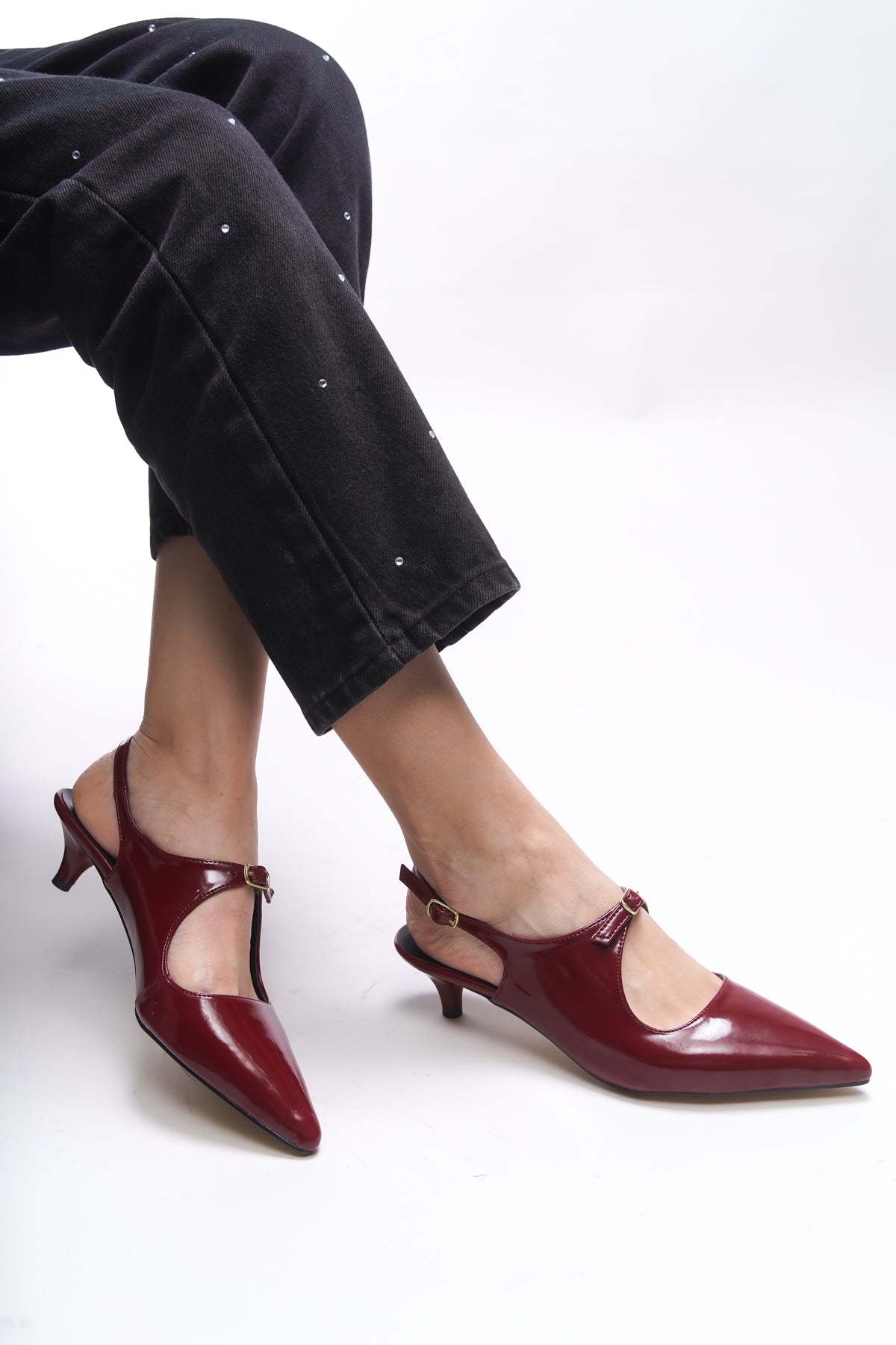 Riccon Iohthion Kadın Stiletto Topuklu Ayakkabı 001201