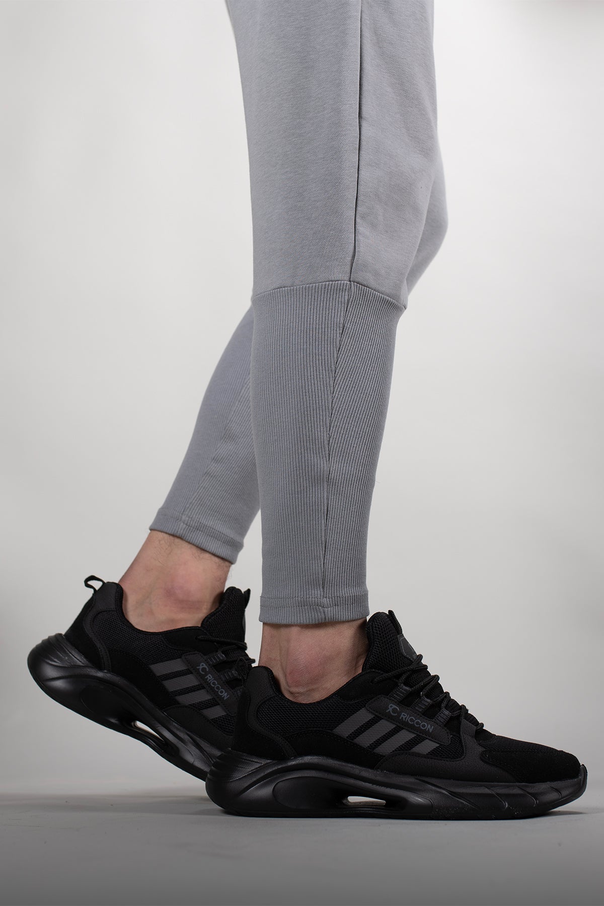 Riccon Torrine Unisex Sneaker 001293 Siyah Siyah