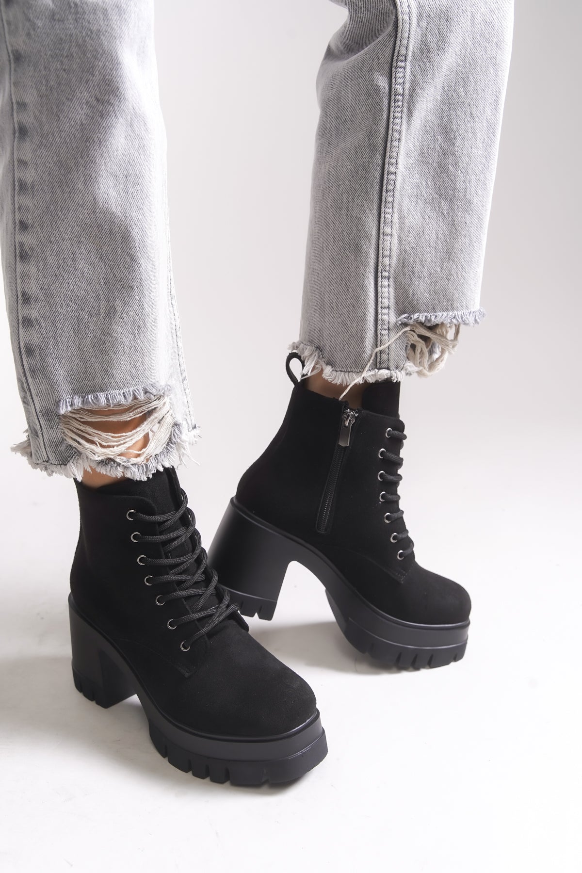 Riccon Nvanor Kadın Topuklu Bot 0012504