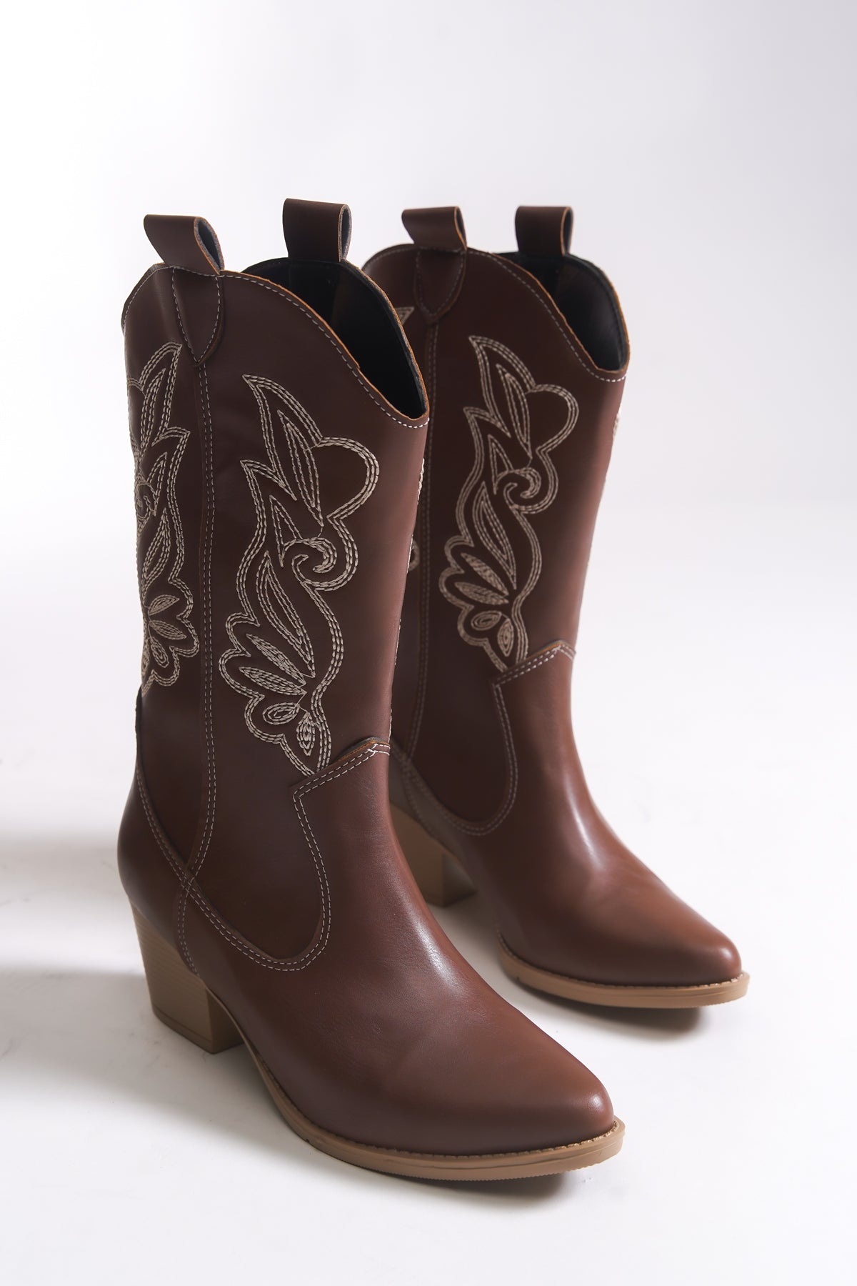 Riccon Qiraveth Kadın Western Kısa Çizme 001250061