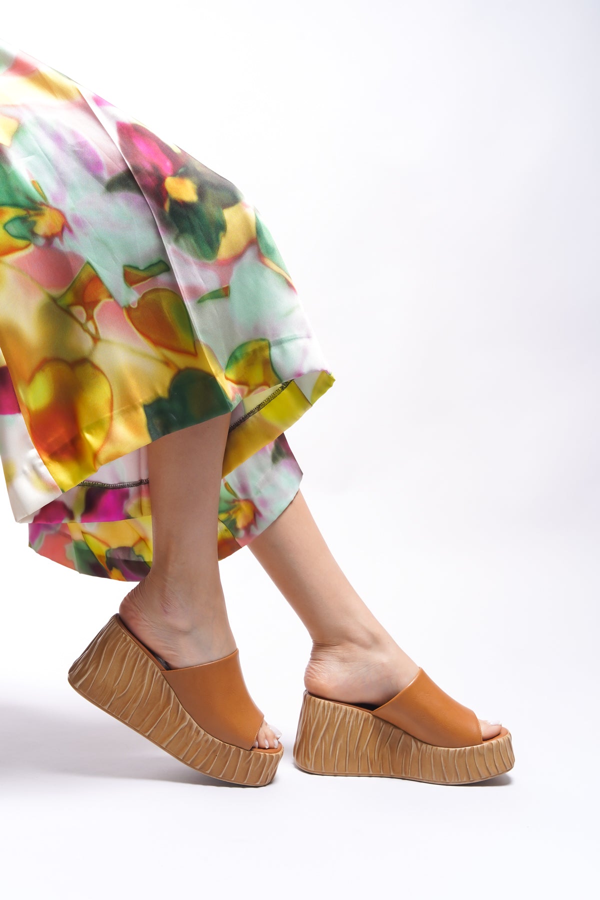 Riccon Cahathyr Kadın Topuklu Terlik 0012916