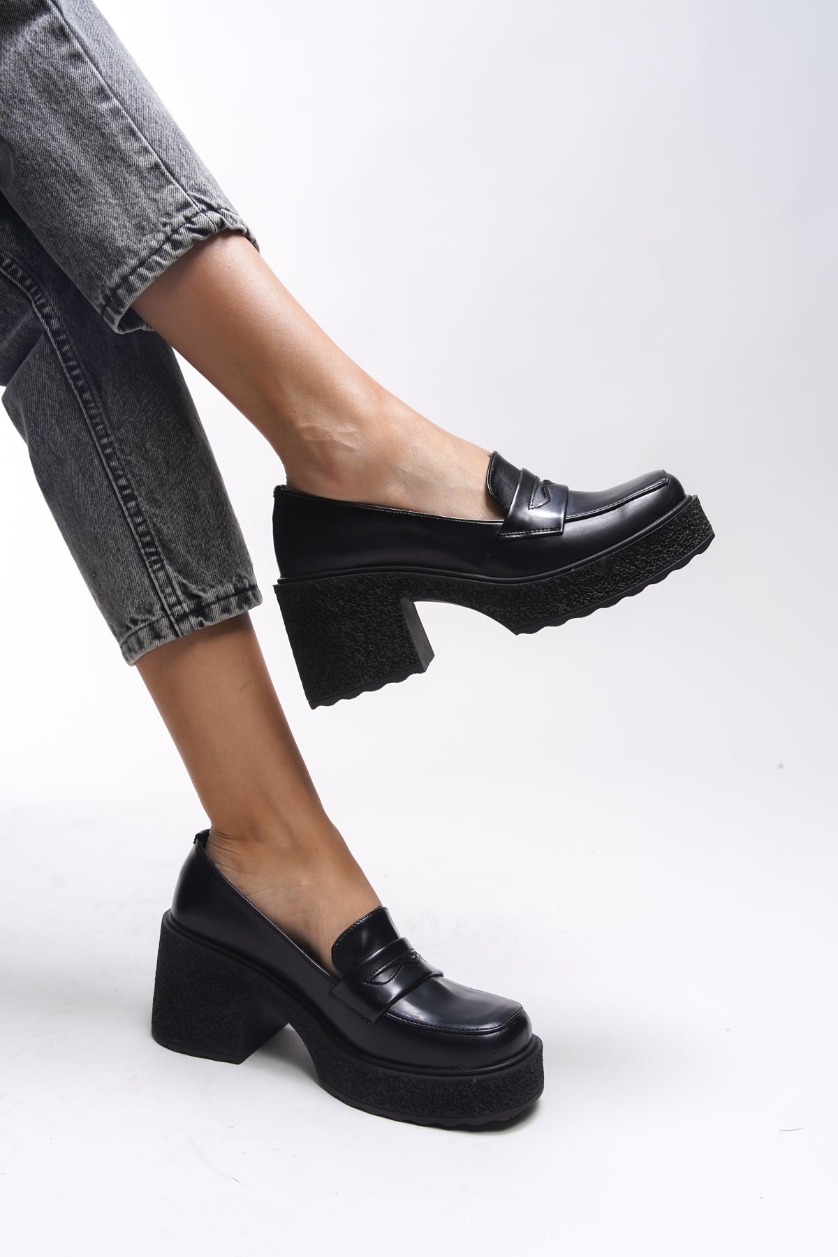 Riccon Quphrele Kadın Topuklu Loafer 00121520