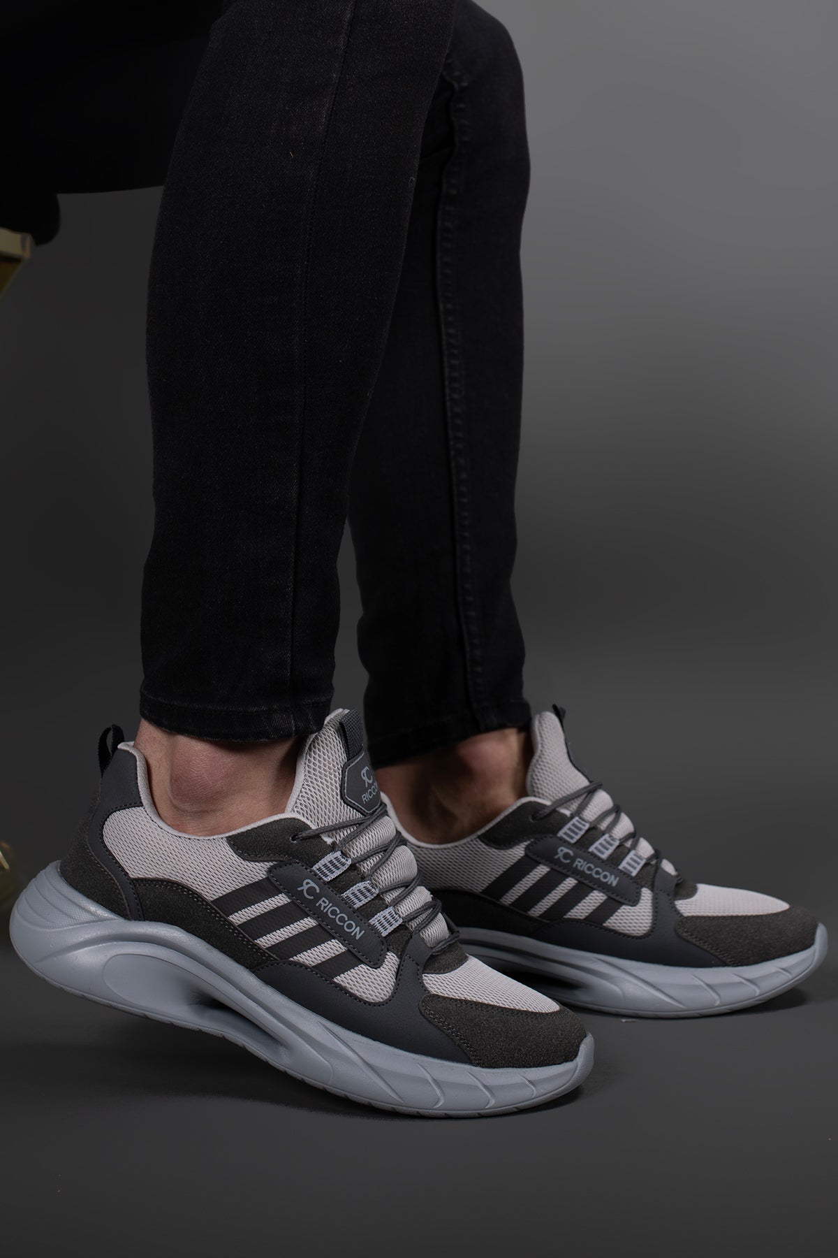 Riccon Torrine Unisex Sneaker 001293 Füme