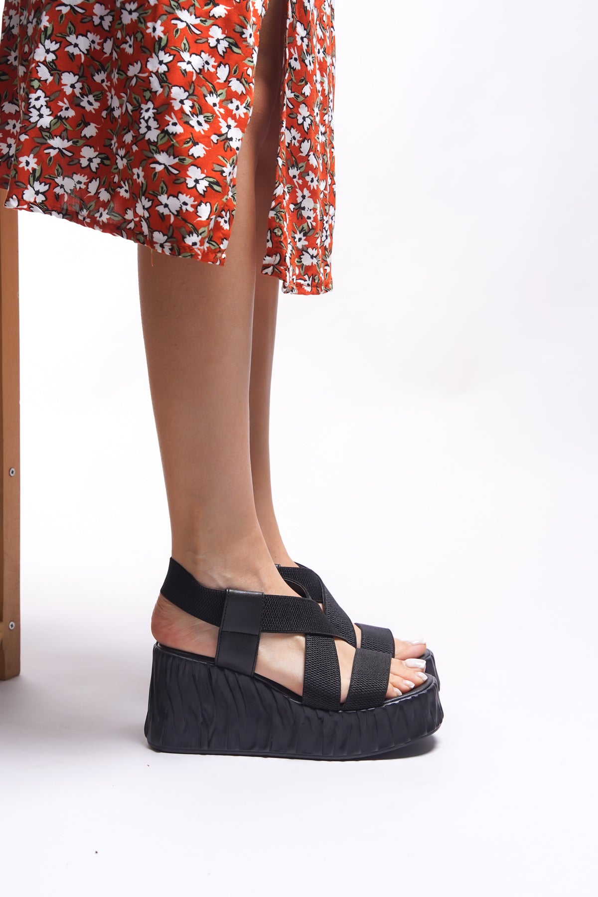 Riccon Sylmesera Kadın Topuklu Sandalet 0012945