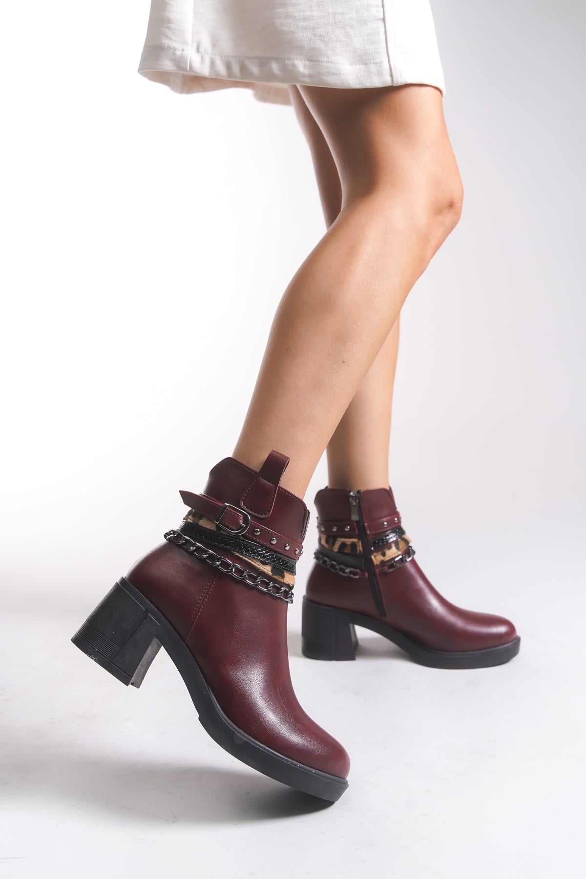 Riccon Niralynth Kadın Bot 0012560 Bordo