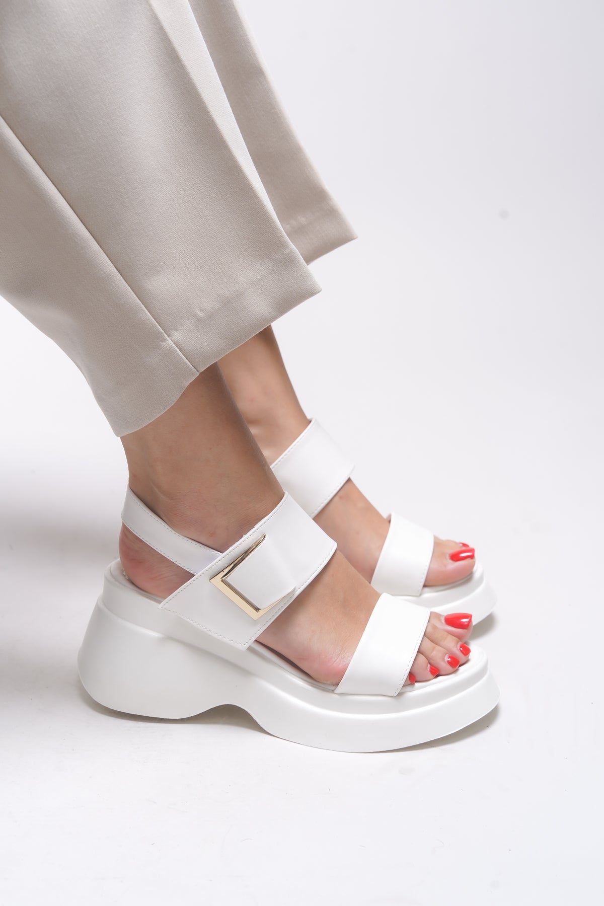 Riccon Gablynthi Kadın Sandalet 0012907